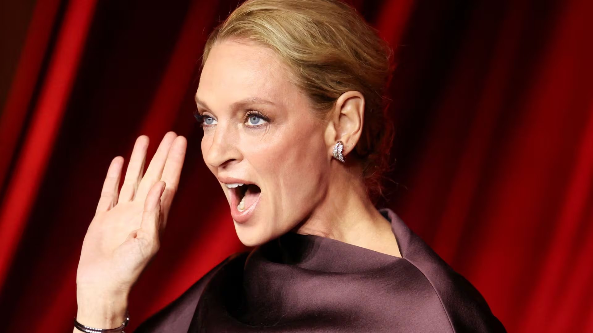 Establecer un puente empático con la audiencia y mantener la autenticidad es fundamental en la trayectoria actoral y profesional de Uma Thurman
(REUTERS/Mario Anzuoni)