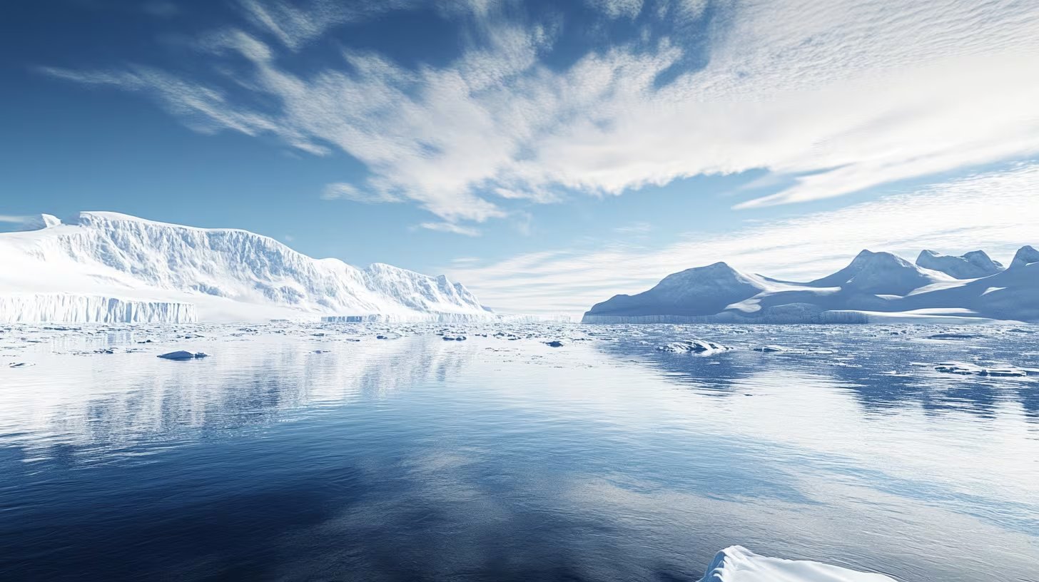 El colapso total del glaciar Thwaites podría elevar el nivel del mar en hasta 65 centímetros, poniendo en riesgo a comunidades costeras y ecosistemas frágiles (Imagen Ilustrativa Infobae)
