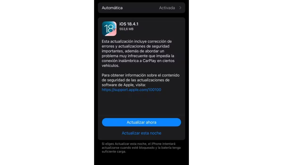 La nueva actualización para los iPhone antiguos previene posibles espionajes. (Apple)