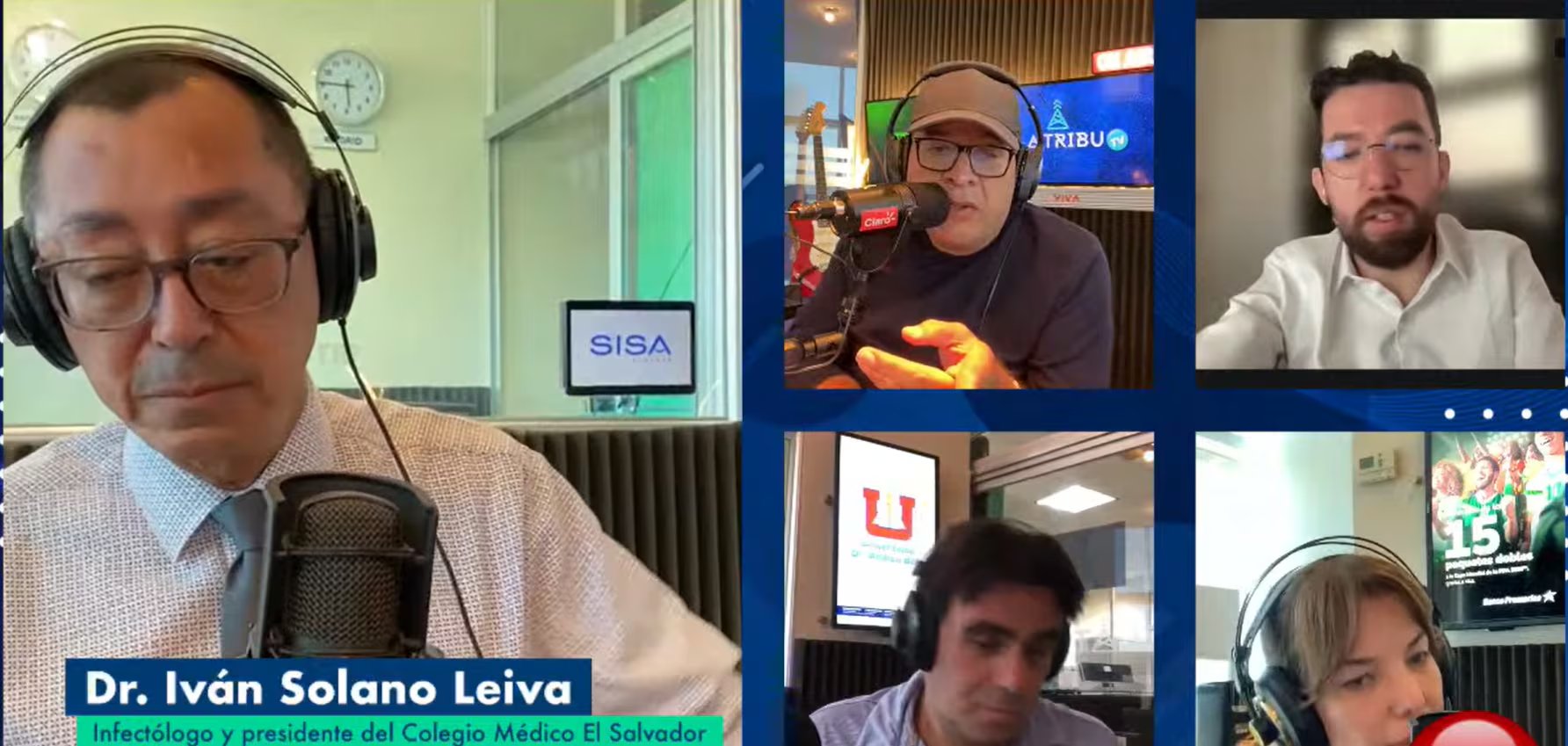 Especialistas y comunicadores abordan la importancia de la vacunación en adultos durante una entrevista sobre inmunización y salud pública (Foto cortesía La Tribu FM).