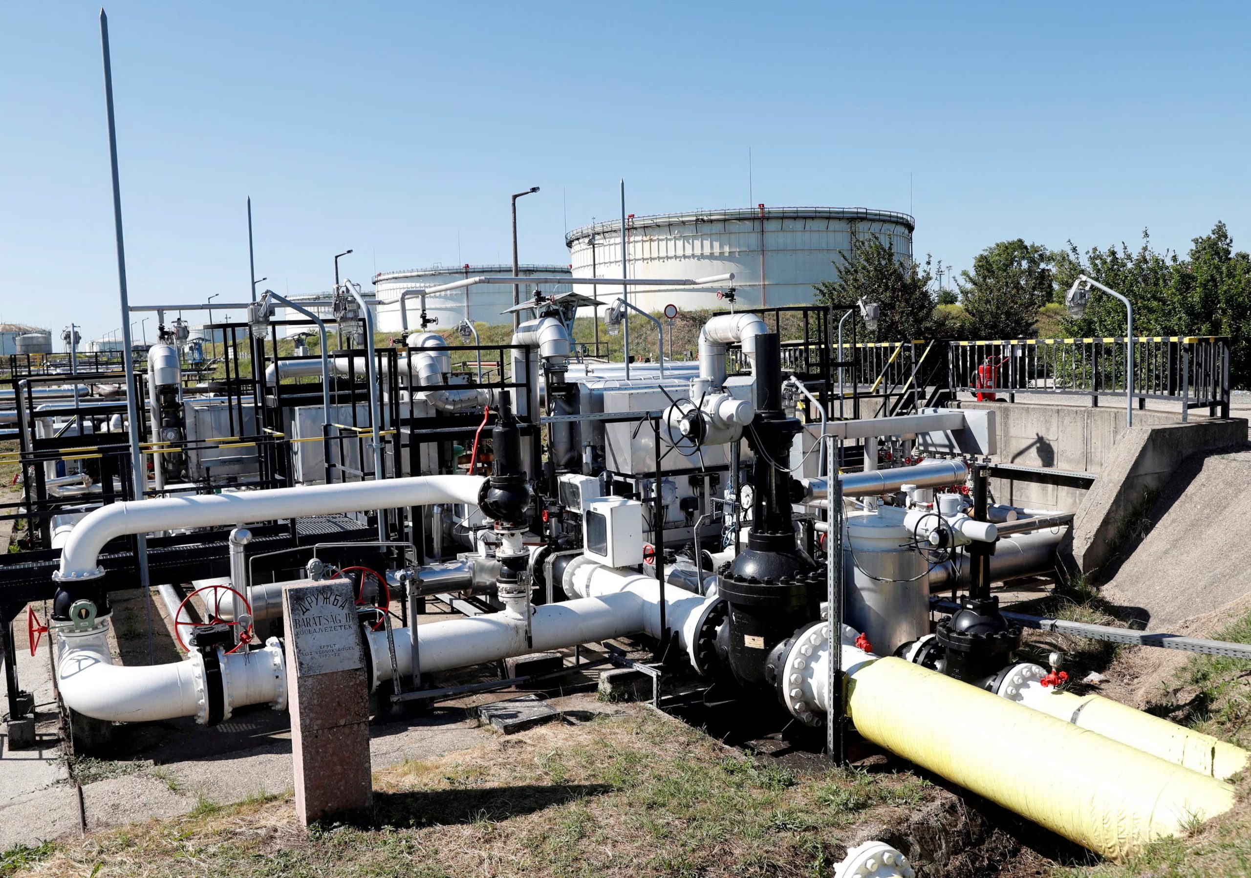 El cierre del oleoducto Druzhba interrumpió el suministro de petróleo ruso hacia Hungría (Reuters)