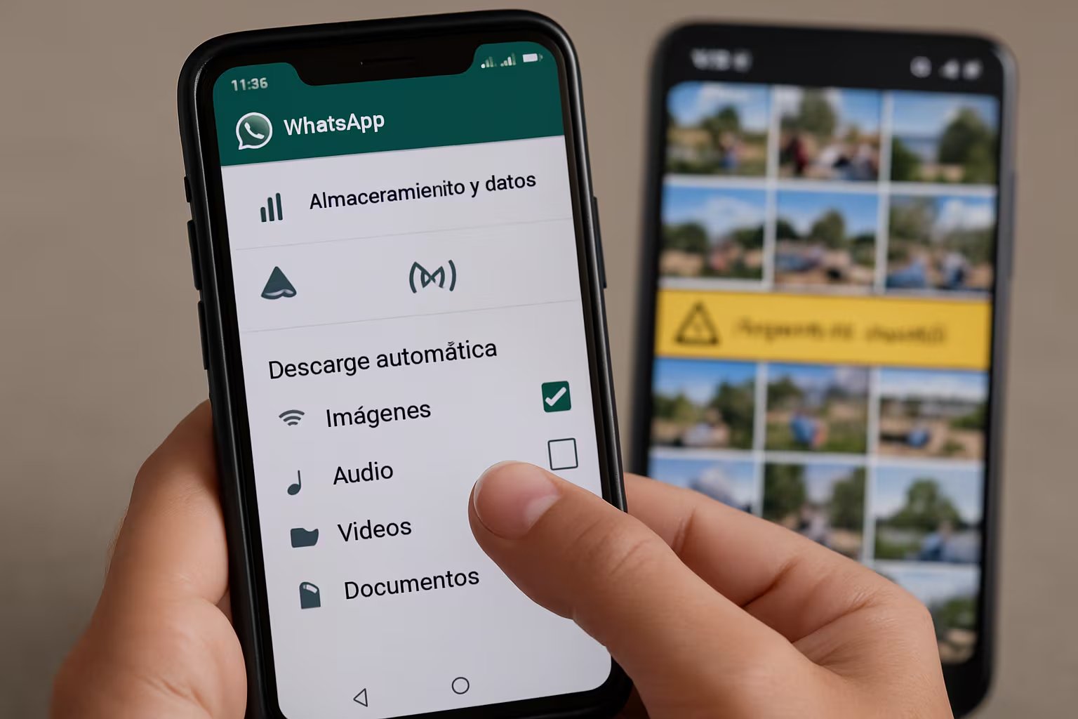 Recibir imágenes y videos por WhatsApp puede llenar rápidamente la galería de tu teléfono con fotos innecesarias y archivos virales. 

(Imagen Ilustrativa Infobae)
