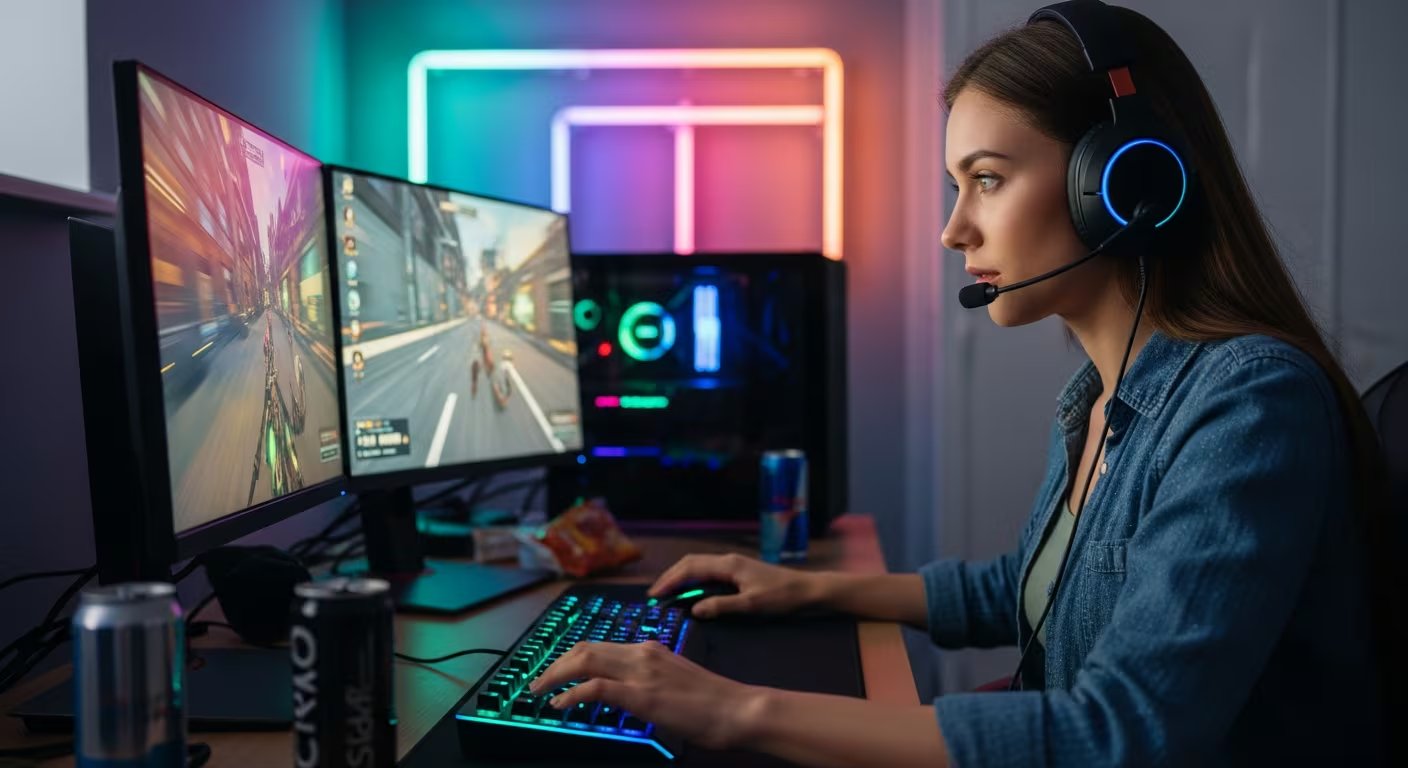 Solo el 28% de las mujeres juega en PC, frente al 42% de los hombres. 

(Imagen Ilustrativa Infobae)