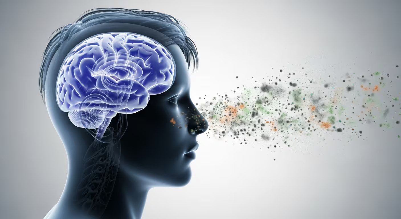 Las moléculas aromáticas, al ser inhaladas, activan los receptores nasales y se dirigen hacia el bulbo olfatorio en el cerebro (Imagen Ilustrativa Infobae)