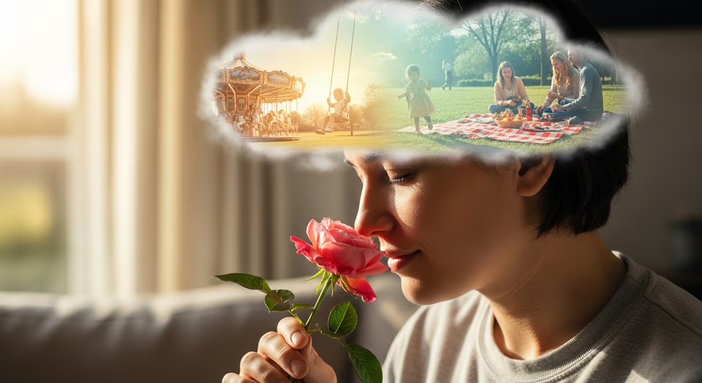 Las asociaciones entre aromas y recuerdos se fortalecen en la niñez, impactando la percepción de fragancias en la vida diaria (Imagen Ilustrativa Infobae)