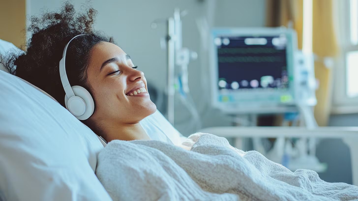 Escuchar música postoperatoria disminuyó la necesidad de analgésicos, incluidos los opioides, entre los pacientes operados (Imagen Ilustrativa Infobae)