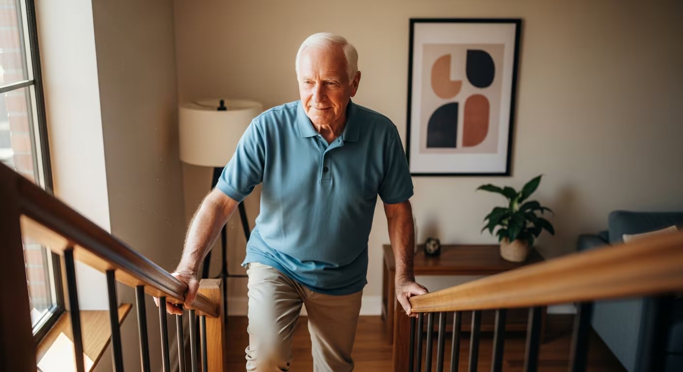 Caminar a paso ligero o subir escaleras aporta beneficios cardiovasculares medibles (Imagen Ilustrativa Infobae)