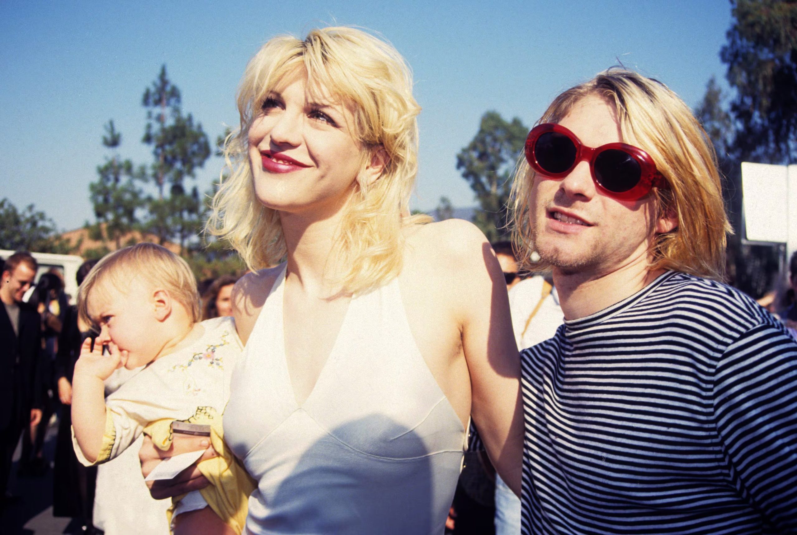 El matrimonio de Kurt Cobain con Courtney Love, el nacimiento de su hija y las disputas legales intensificaron su desgaste emocional (Terry McGinnis/WireImage)
