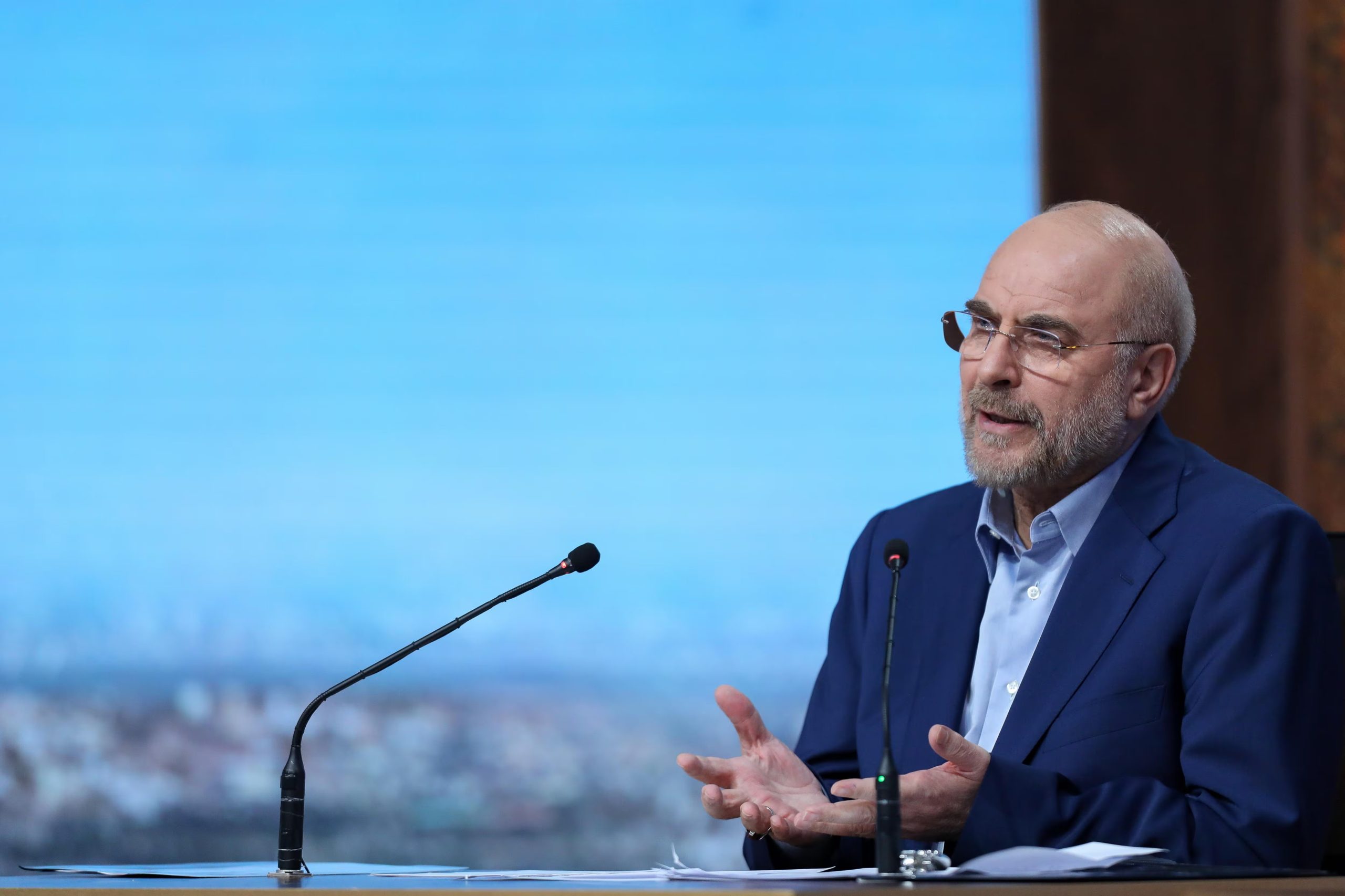 El presidente del Parlamento, Mohamad Baqer Qalibaf (EFE)