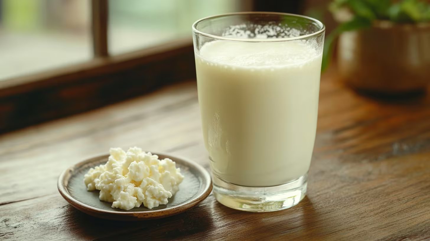 Alimentos fermentados como yogur y kéfir, ricos en probióticos, favorecen el equilibrio de la microbiota intestinal y el bienestar de la piel (Imagen Ilustrativa Infobae)