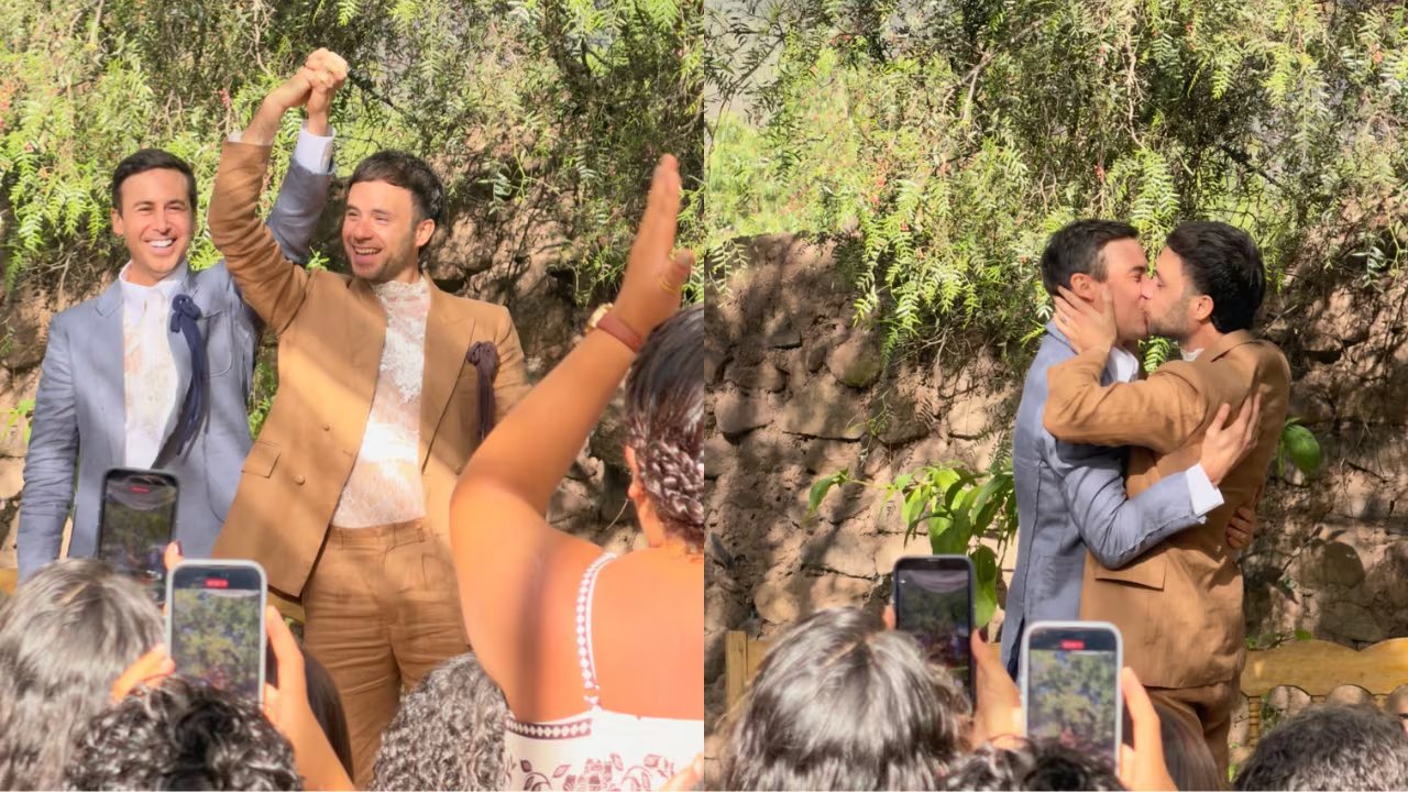 La emotiva ceremonia marcó la consolidación de más de diez años de relación y destacó como homenaje a la diversidad, el amor y la autenticidad. (Instagram)