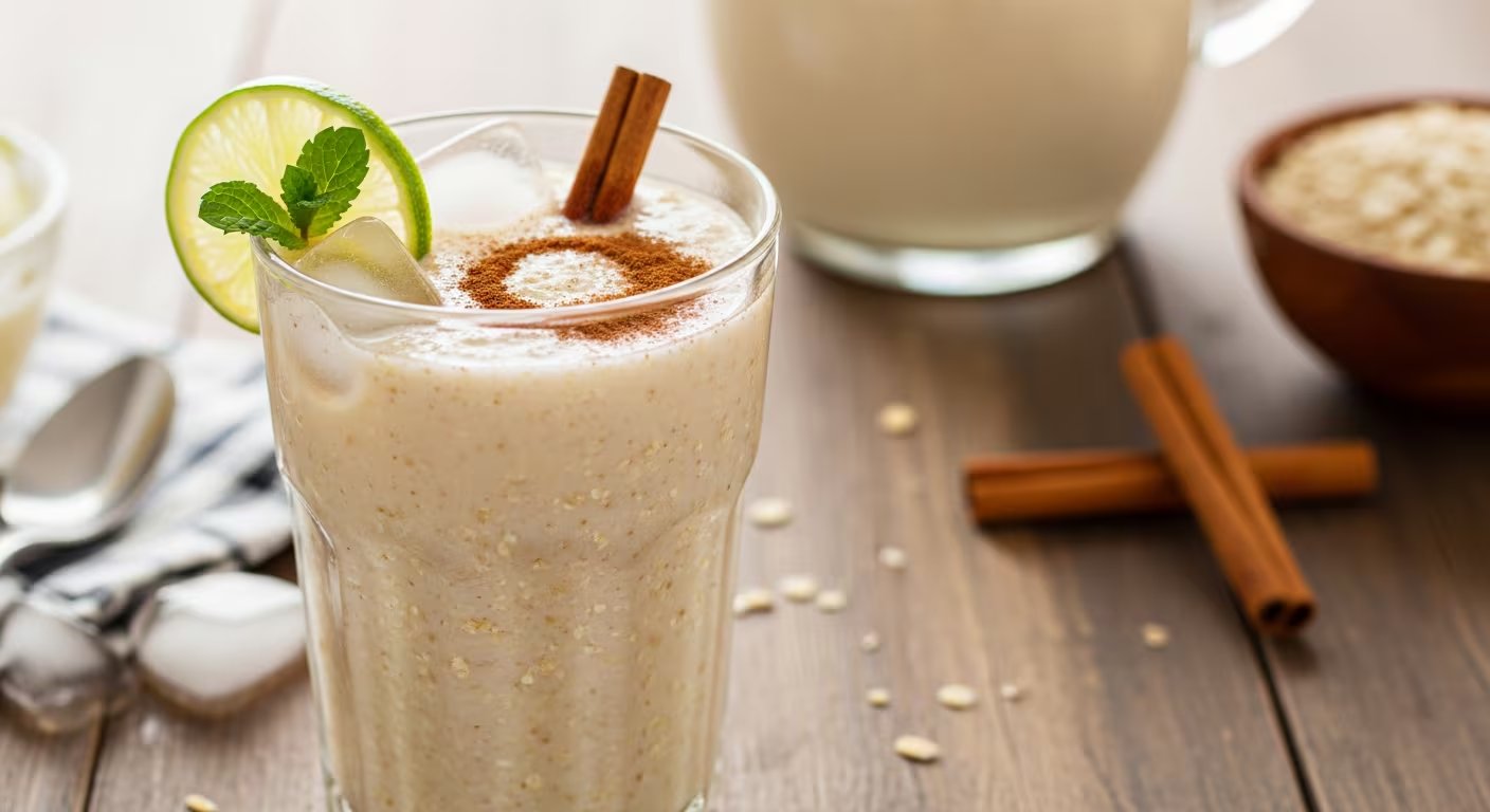 La avena, como ingrediente principal, aporta una base cremosa que diferencia esta bebida casera de otras opciones industriales. - (Imagen Ilustrativa Infobae)