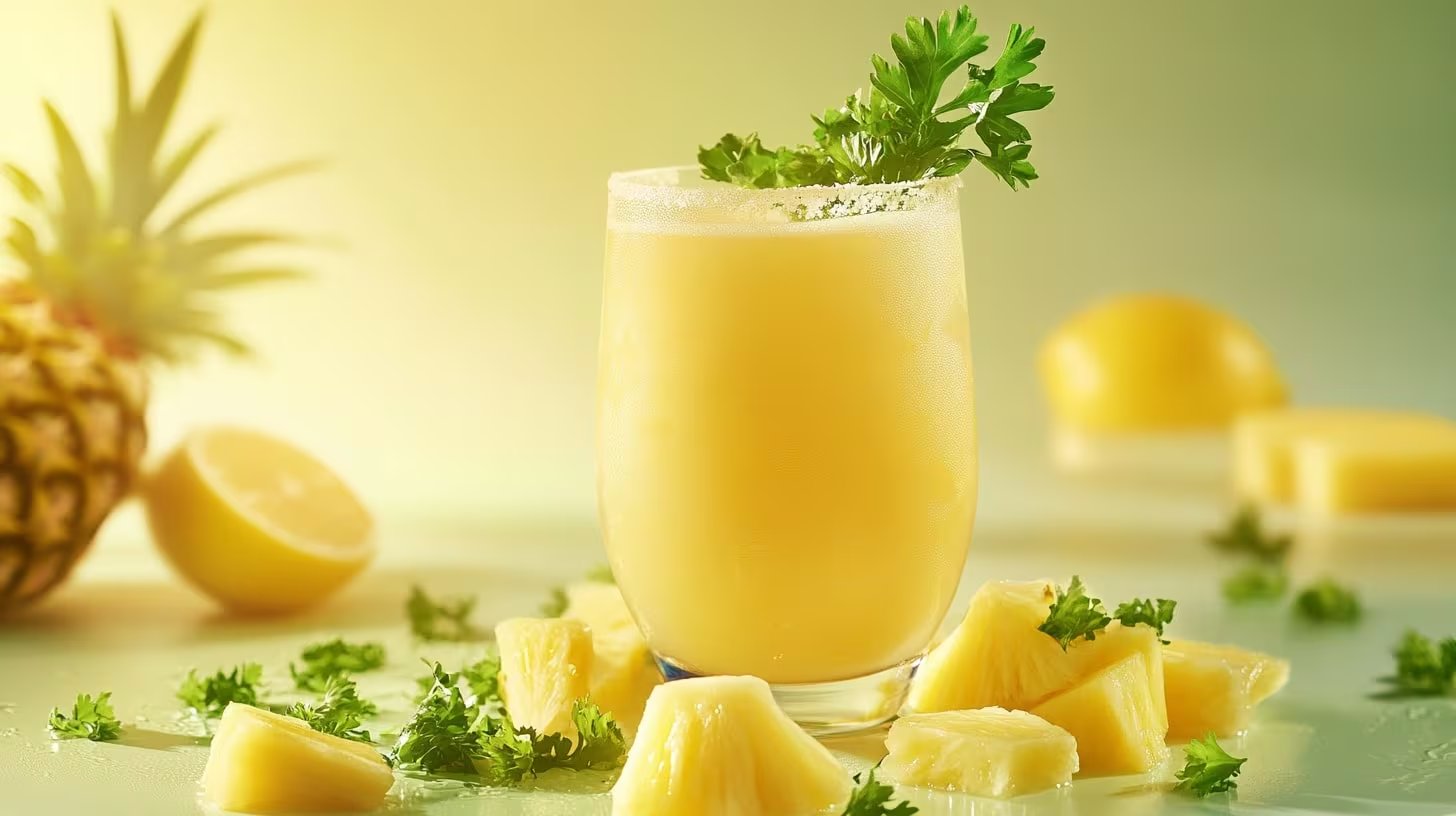 La combinación de limón, chía y piña en bebidas naturales aporta vitamina C, fibra, antioxidantes y enzimas saludables para el organismo.- (Imagen Ilustrativa Infobae)
