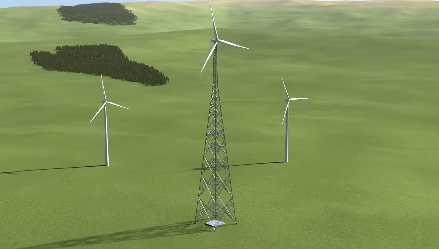 La construcción del aerogenerador de gran altura transformará una zona minera en un referente de generación limpia e incorpora innovaciones técnicas para optimizar el aprovechamiento eólico y la integración a la red (Captura de pantalla)