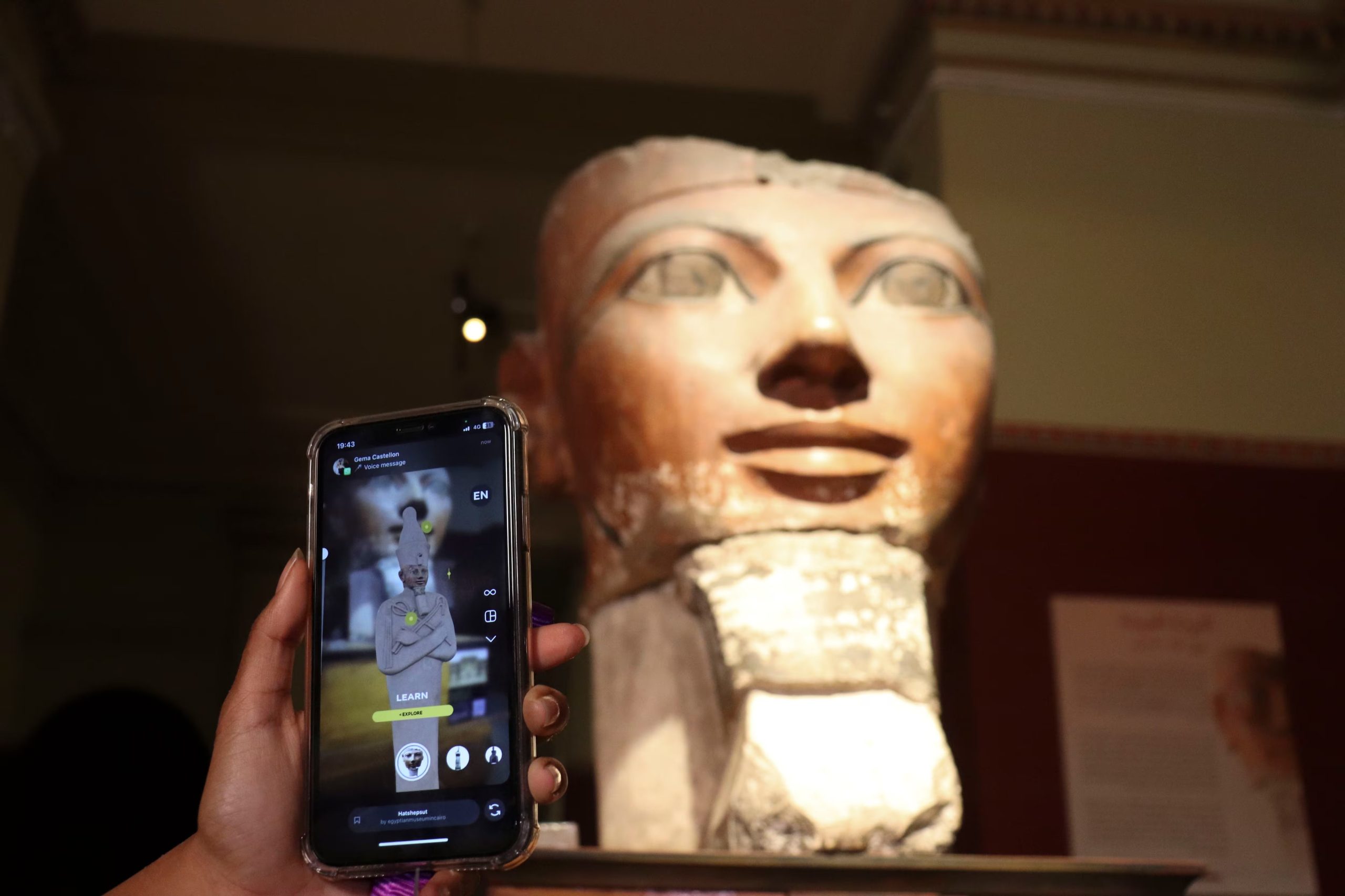 Android tiene la capacidad de usar la realidad aumentada en dispositivos más recientes. EFE/Raúl Martín Lorenzo
