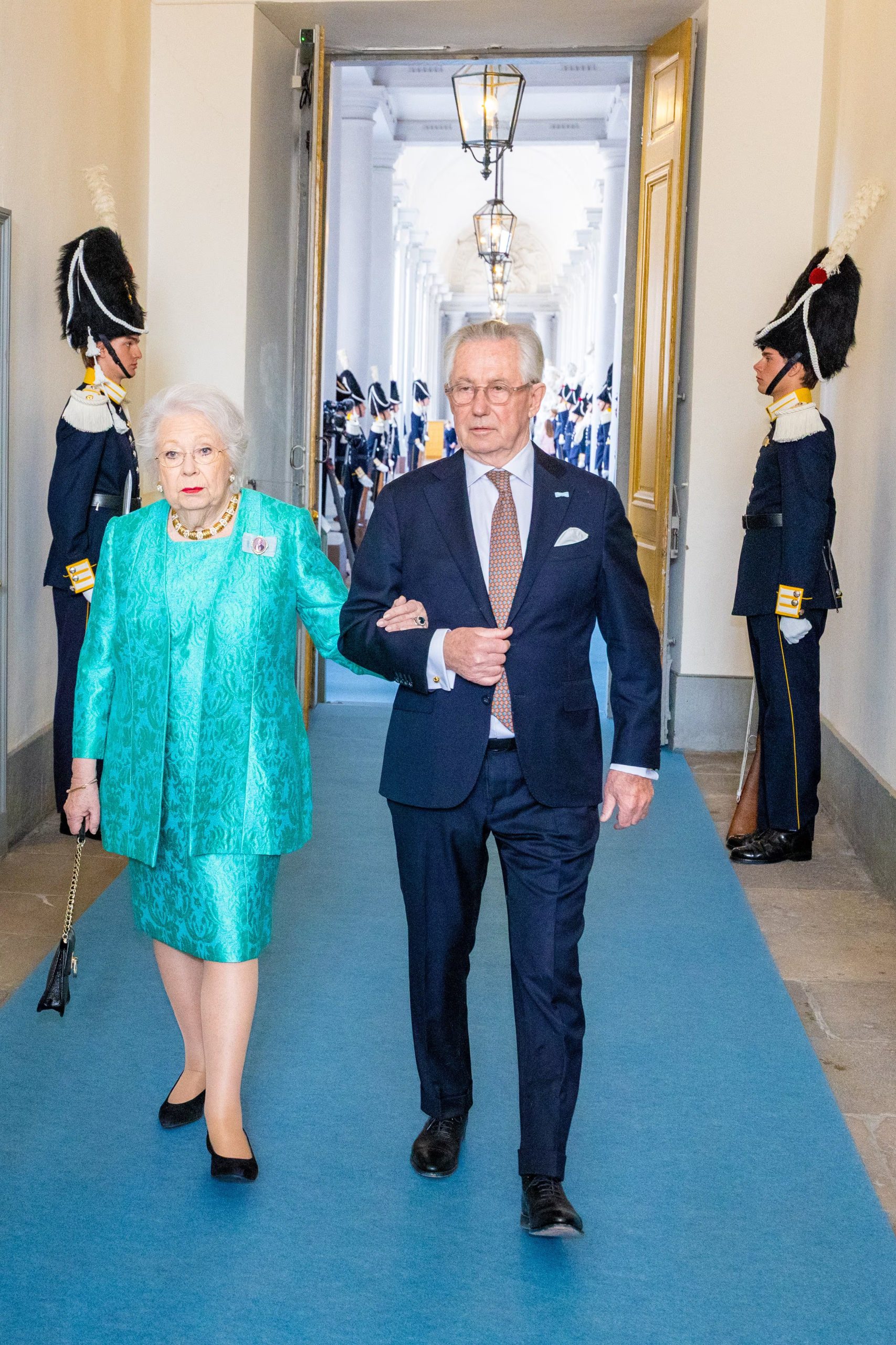 La princesa Christina en el cumpleaños del rey Carlos Gustavo de Suecia (Grosby)