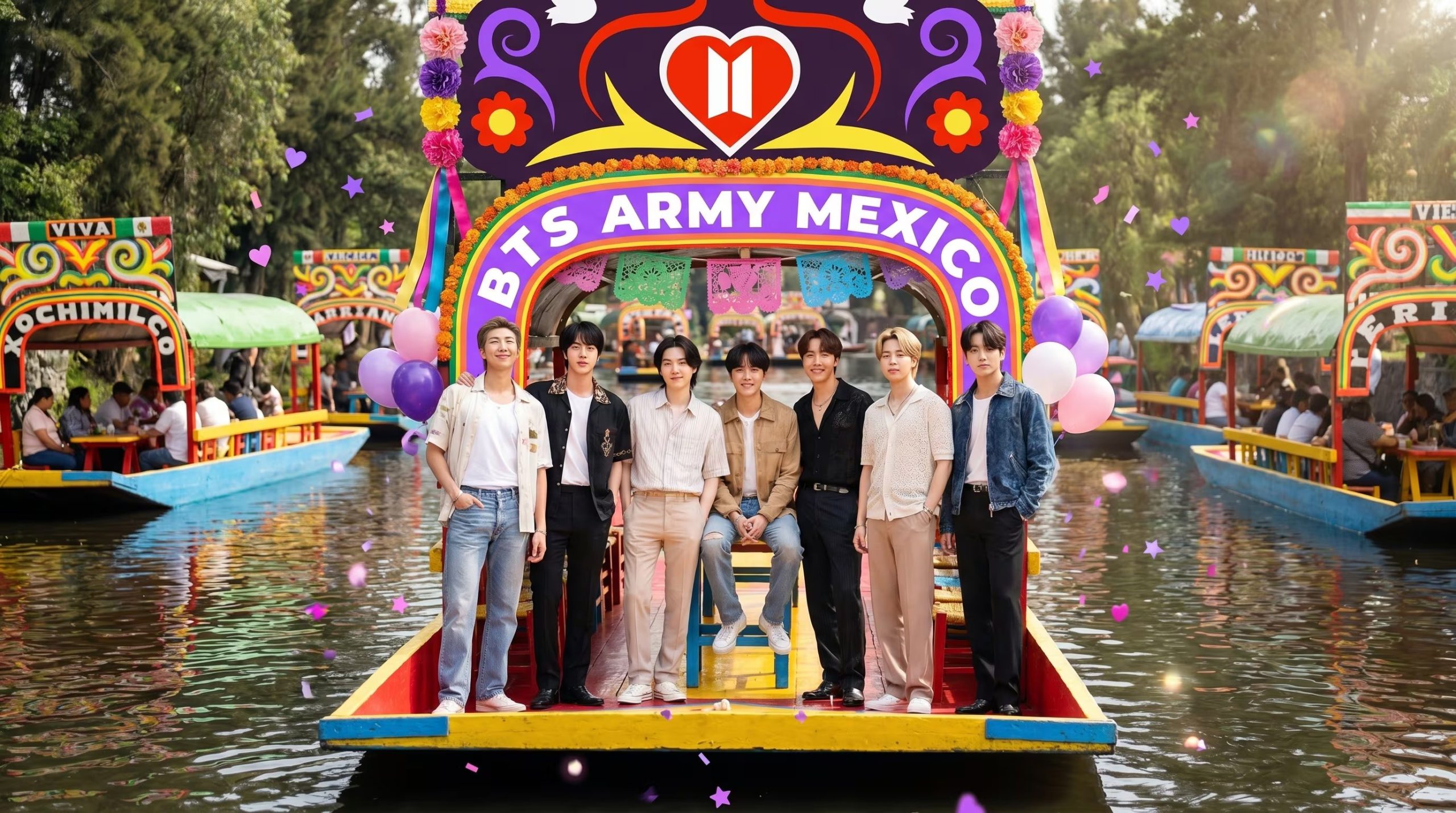 Fans mexicanos convierten cada transmisión y aparición de BTS en tendencia nacional, evidenciando la fuerza del ARMY mexicano (Imagen Ilustrativa Infobae)