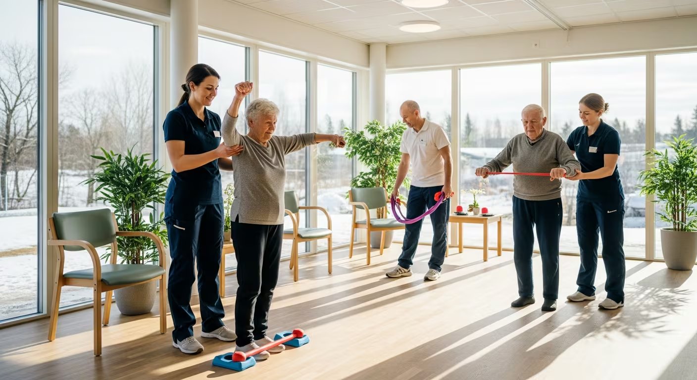 La guía destaca la importancia de promover la actividad física diaria en residencias para prevenir caídas en personas mayores (Imagen Ilustrativa Infobae)