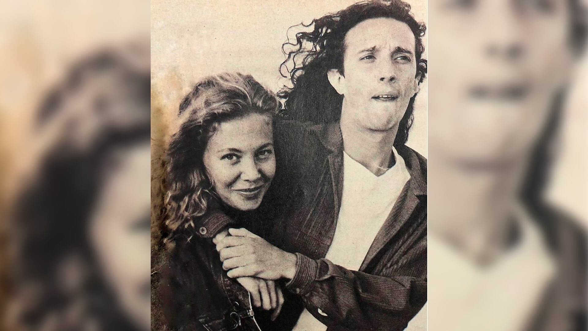 Cecilia y Fito, años '90, en pleno romance (@fitopaezmusica)