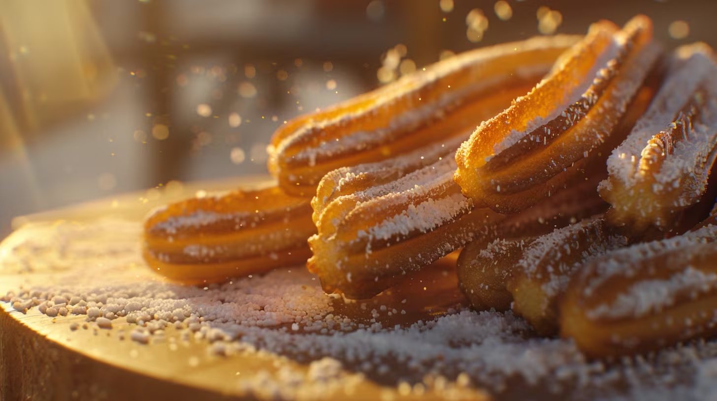 El secreto para obtener churros crujientes por fuera y suaves por dentro radica en el correcto manejo de la masa y la temperatura del aceite. - (Imagen Ilustrativa Infobae)