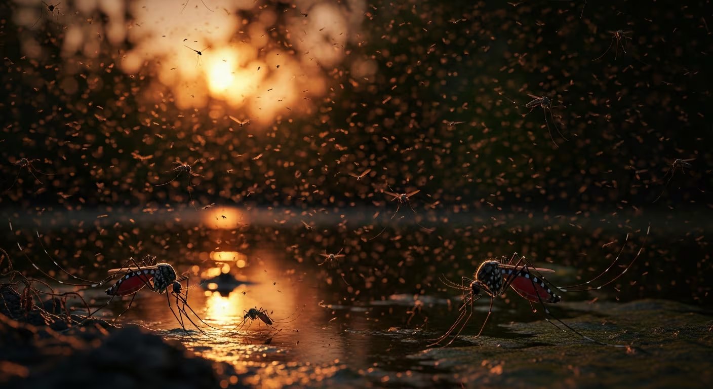 La inteligencia artificial permitió localizar focos de Aedes aegypti en azoteas, patios ocultos y vegetación, donde la inspección terrestre no llega
 (Imagen Ilustrativa Infobae)