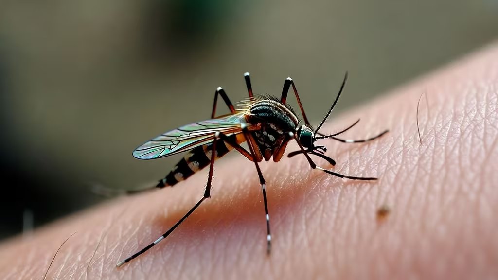 La acumulación de agua estancada tras las inundaciones favorece la proliferación de mosquitos transmisores de dengue, zika y chikungunya- crédito VisualesIa