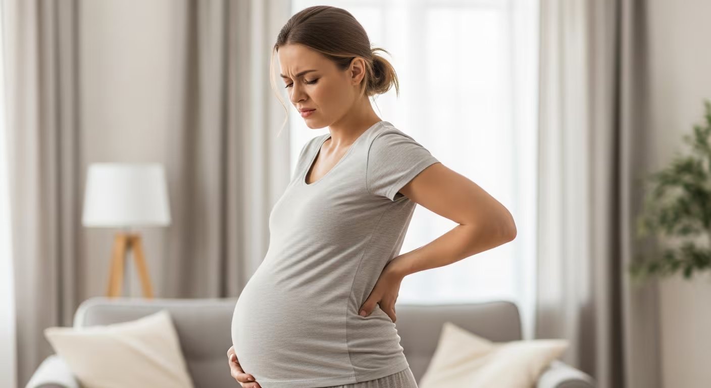 Más de la mitad de las mujeres embarazadas experimentan dolor lumbar y pélvico, lo que impacta negativamente su calidad de vida y sus actividades cotidianas (Imagen Ilustrativa Infobae)