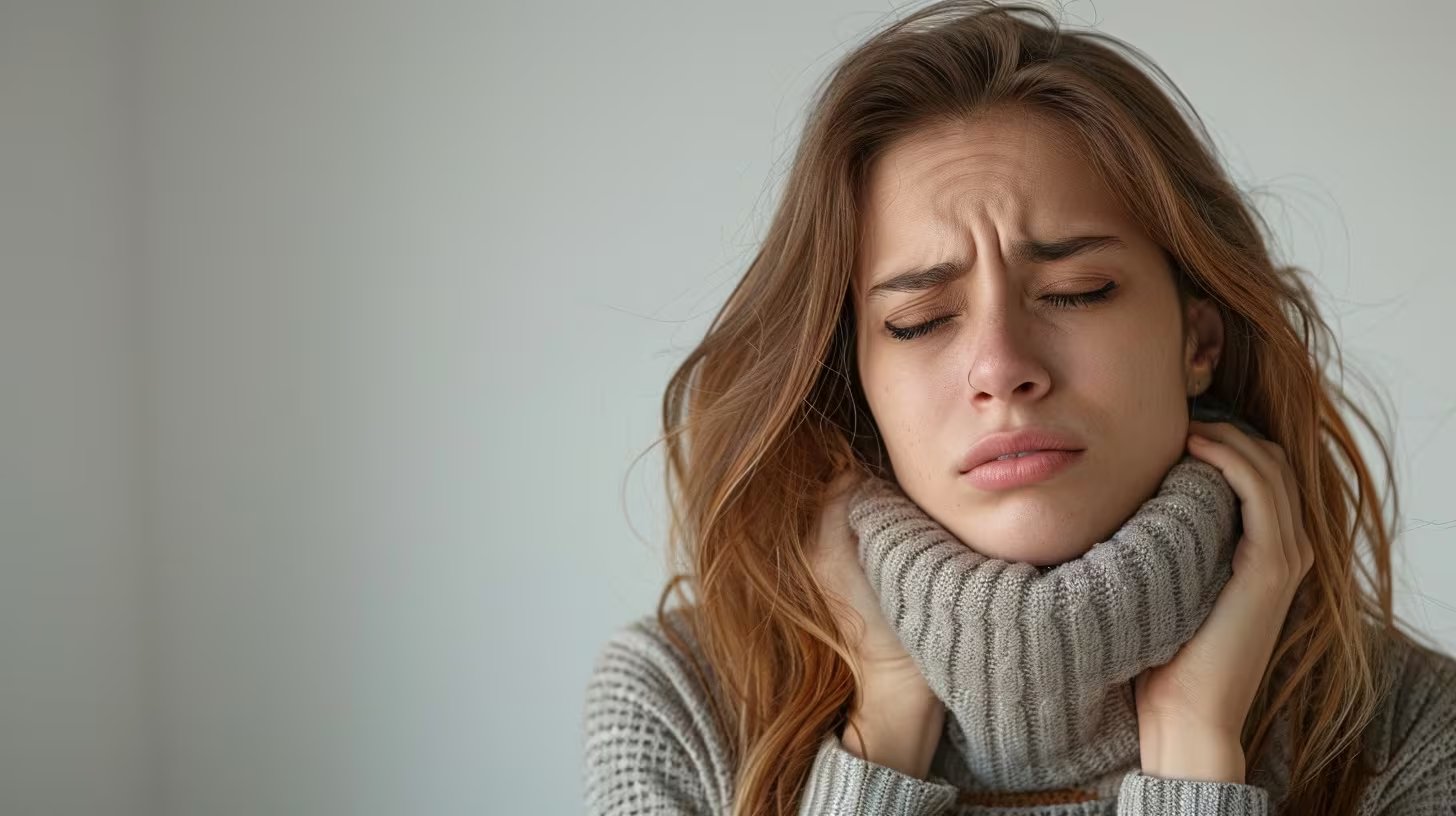 El dolor intenso de garganta acompañado de fiebre alta y ganglios inflamados puede indicar una infección bacteriana como faringitis estreptocócica. - (Imagen Ilustrativa Infobae)