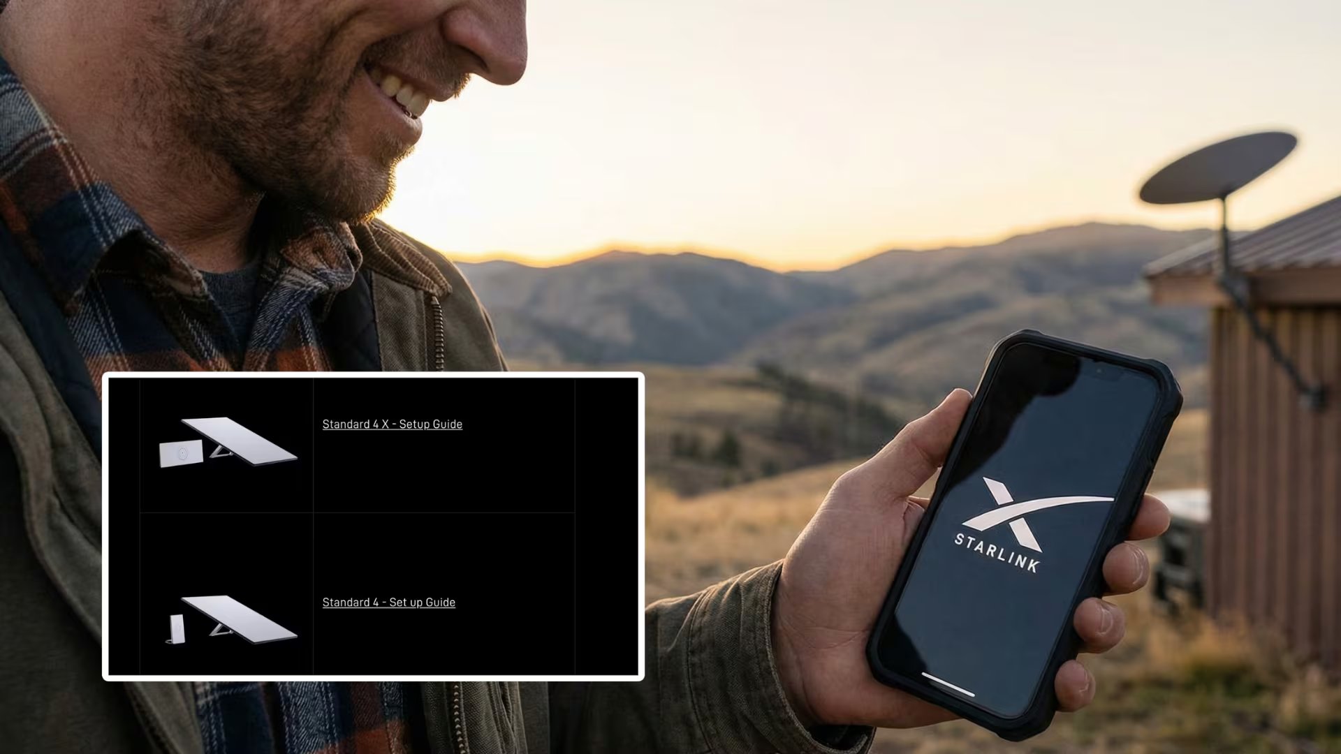 Así puedes elegir el plan Starlink ideal: comparativo de precios, velocidades y antenas para cada necesidad - (Composición Infobae: Imagen Ilustrativa / Starlink.com)