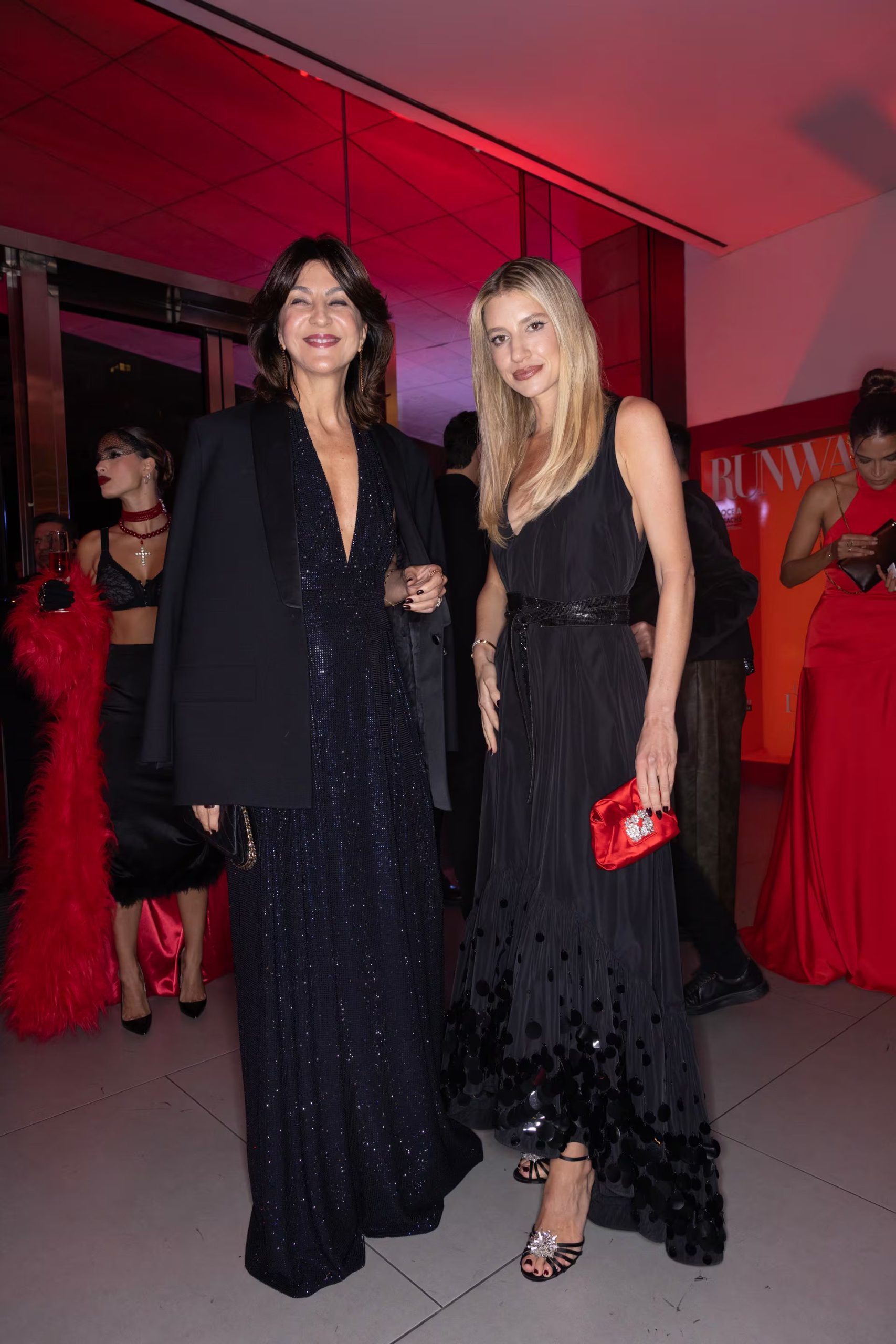 La diseñadora Evangelina Bomparola y la modelo Chloe Bello