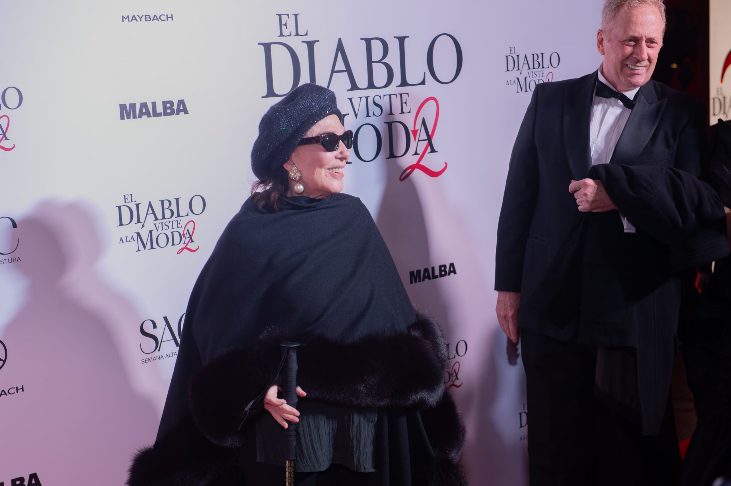 Graciela Borges brillando en la red carpet
(Jaime Olivos)