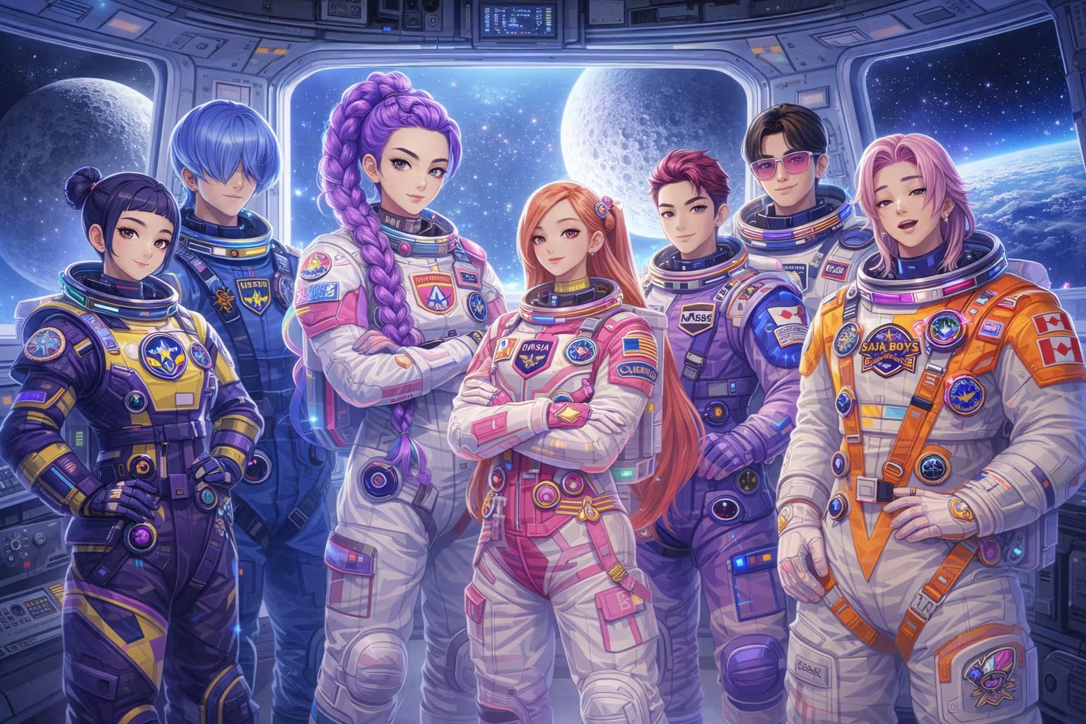 Protagonistas del K-pop en la narrativa de la NASA - (Imagen Ilustrativa Infobae)