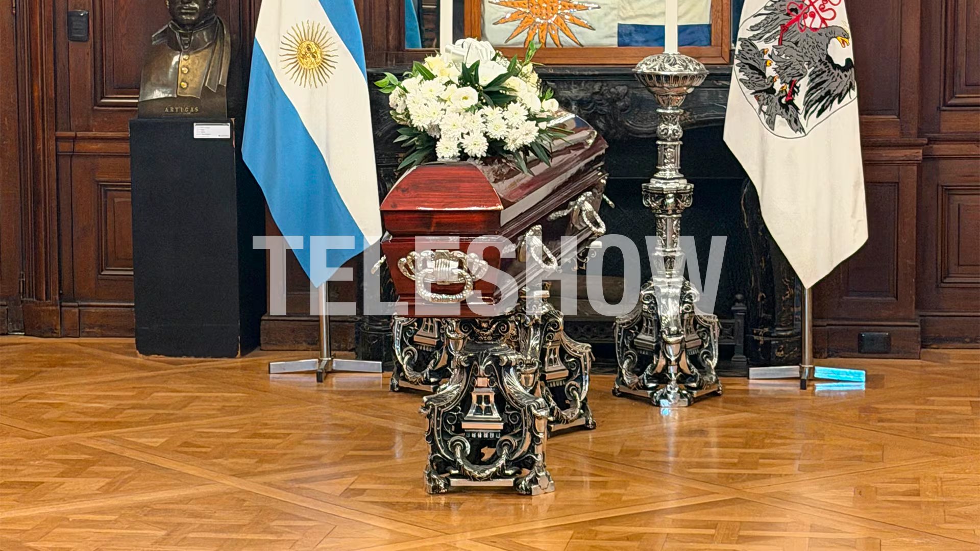Luis Brandoni fue velado en el Salón Montevideo de la Legislatura porteña, donde había sido declarado Ciudadano Ilustre años atrás (RS Fotos)