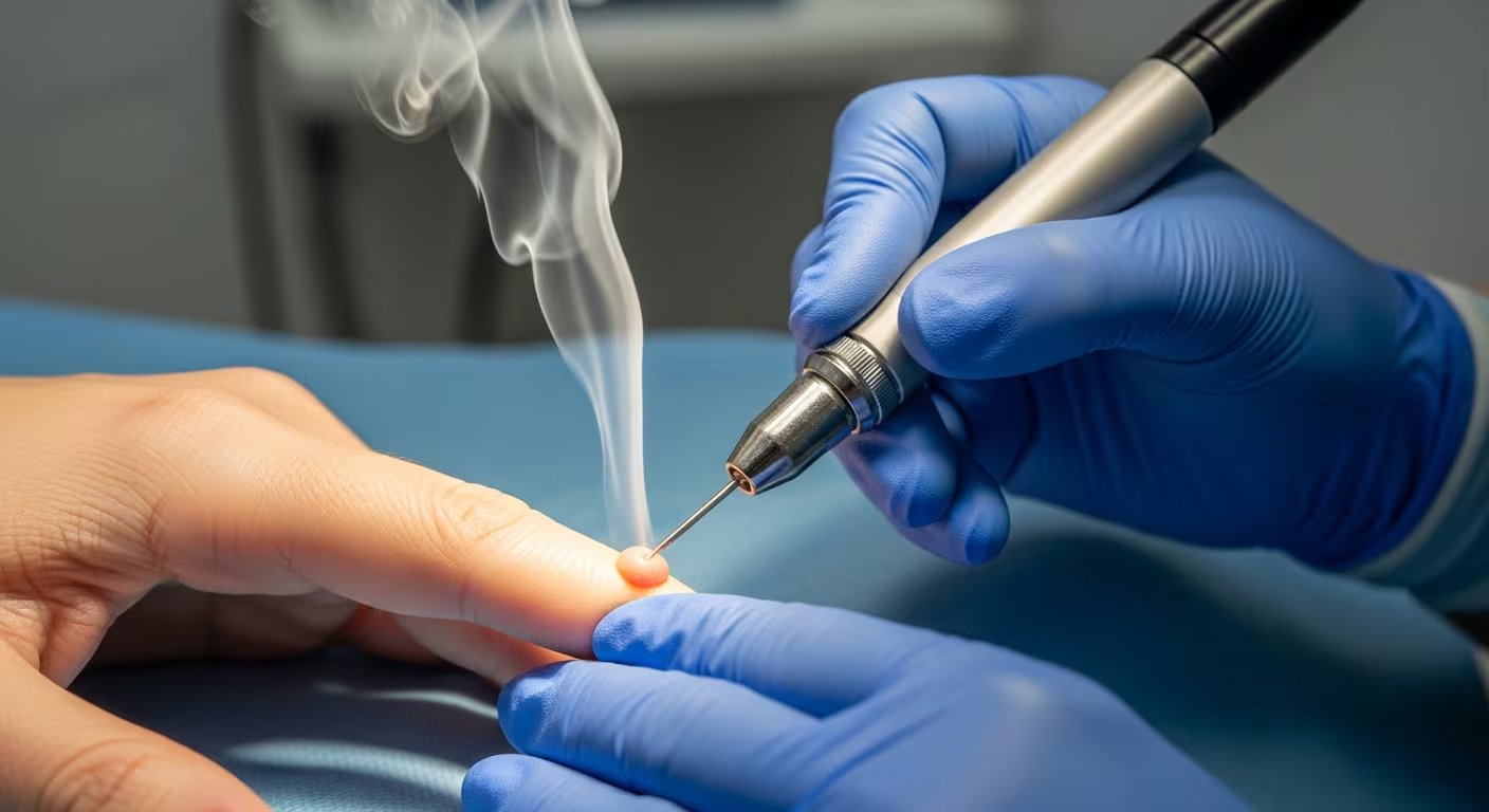 Procedimientos médicos como la extirpación quirúrgica, la electrocirugía y la crioterapia ofrecen mayor seguridad y eficacia para eliminar verrugas cutáneas (Imagen Ilustrativa Infobae)