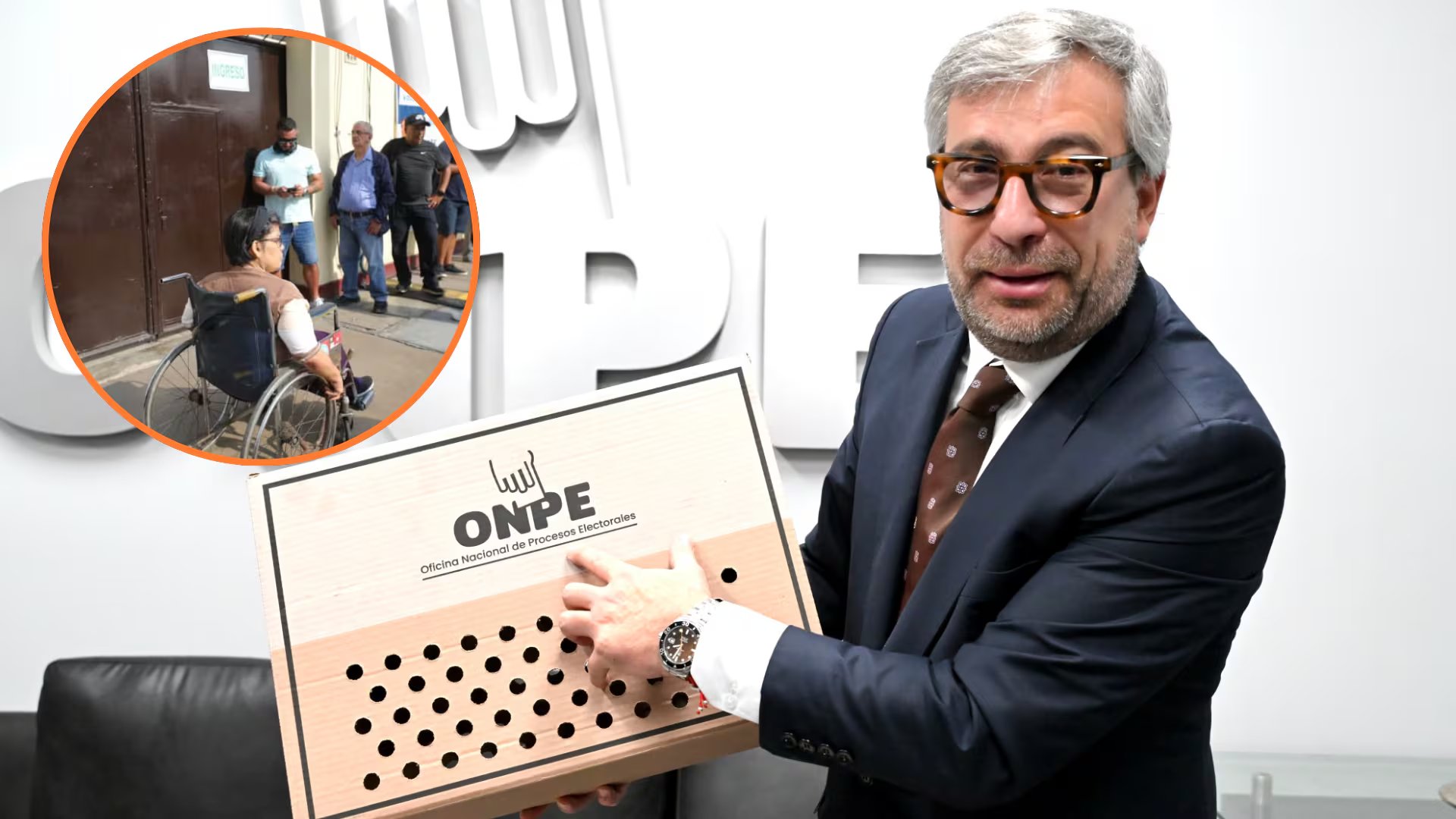 La renuncia del jefe de la ONPE se produce mientras el Ministerio Público mantiene abierta una investigación preliminar por presunta colusión vinculada a las irregularidades del proceso. (Foto composición: Infobae Perú/Agencia Andina)