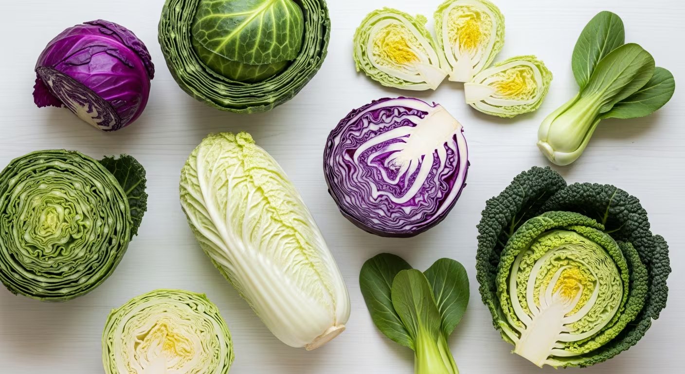 Existen más de cien variedades de repollo, incluyendo la verde, roja, napa, savoy y bok choy, utilizadas ampliamente en distintas cocinas (Imagen Ilustrativa Infobae)