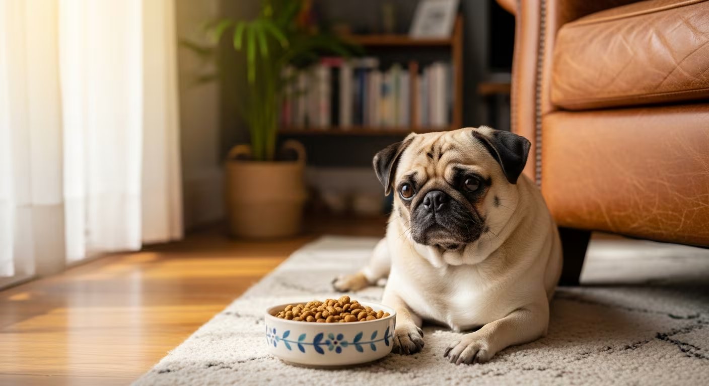 Un perro Pug es un compañero cercano que se adapta a cualquier rutina doméstica (Imagen Ilustrativa Infobae)