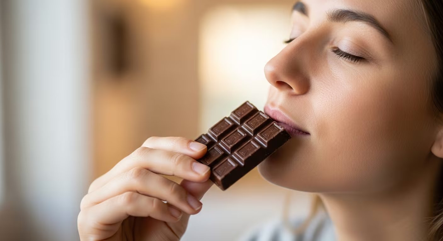 El chocolate elaborado con cacao fermentado presenta la asociación más fuerte con una menor mortalidad total y cardiovascular (Imagen Ilustrativa Infobae)