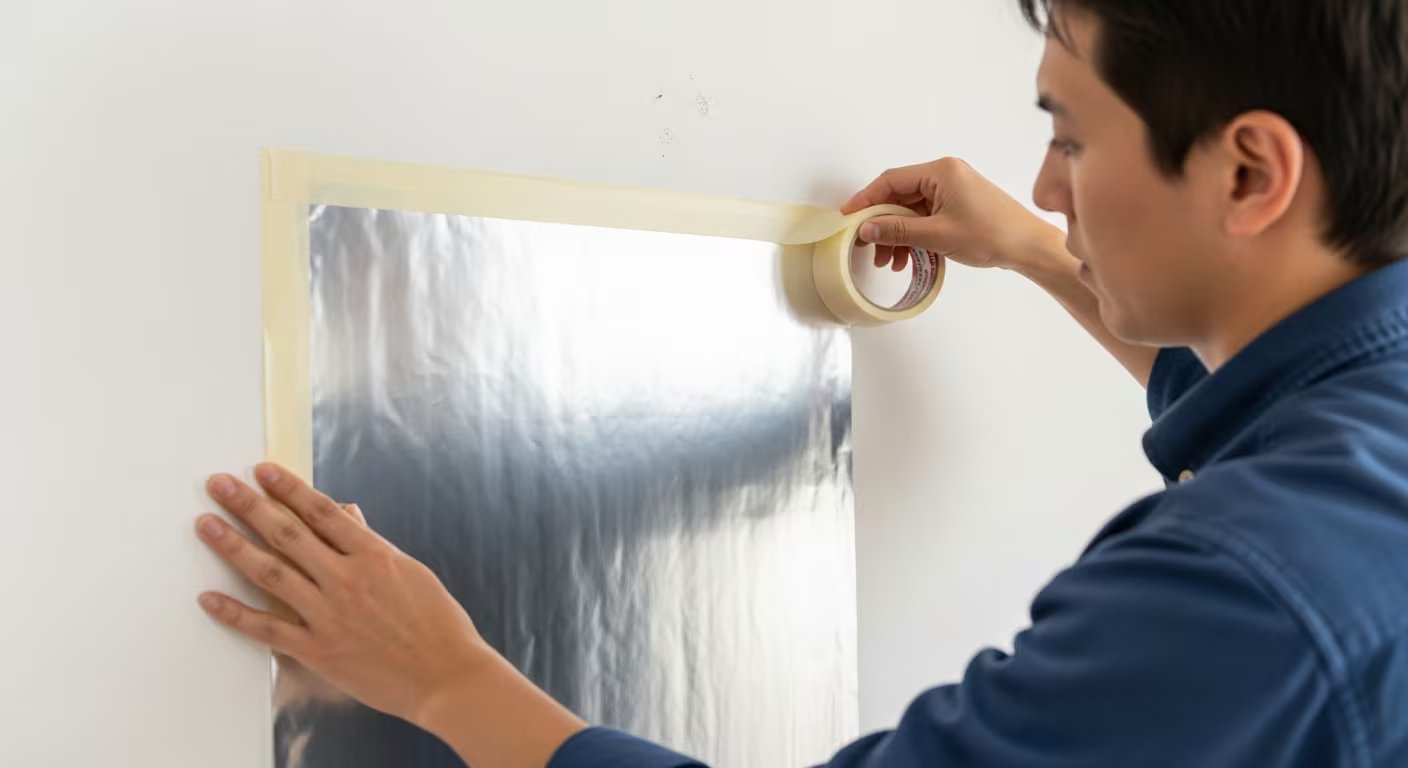 Cómo el papel aluminio se convirtió en el aliado inesperado para detectar la humedad antes de llamar al experto - crédito Imagen Ilustrativa Infobae/VisualesIA