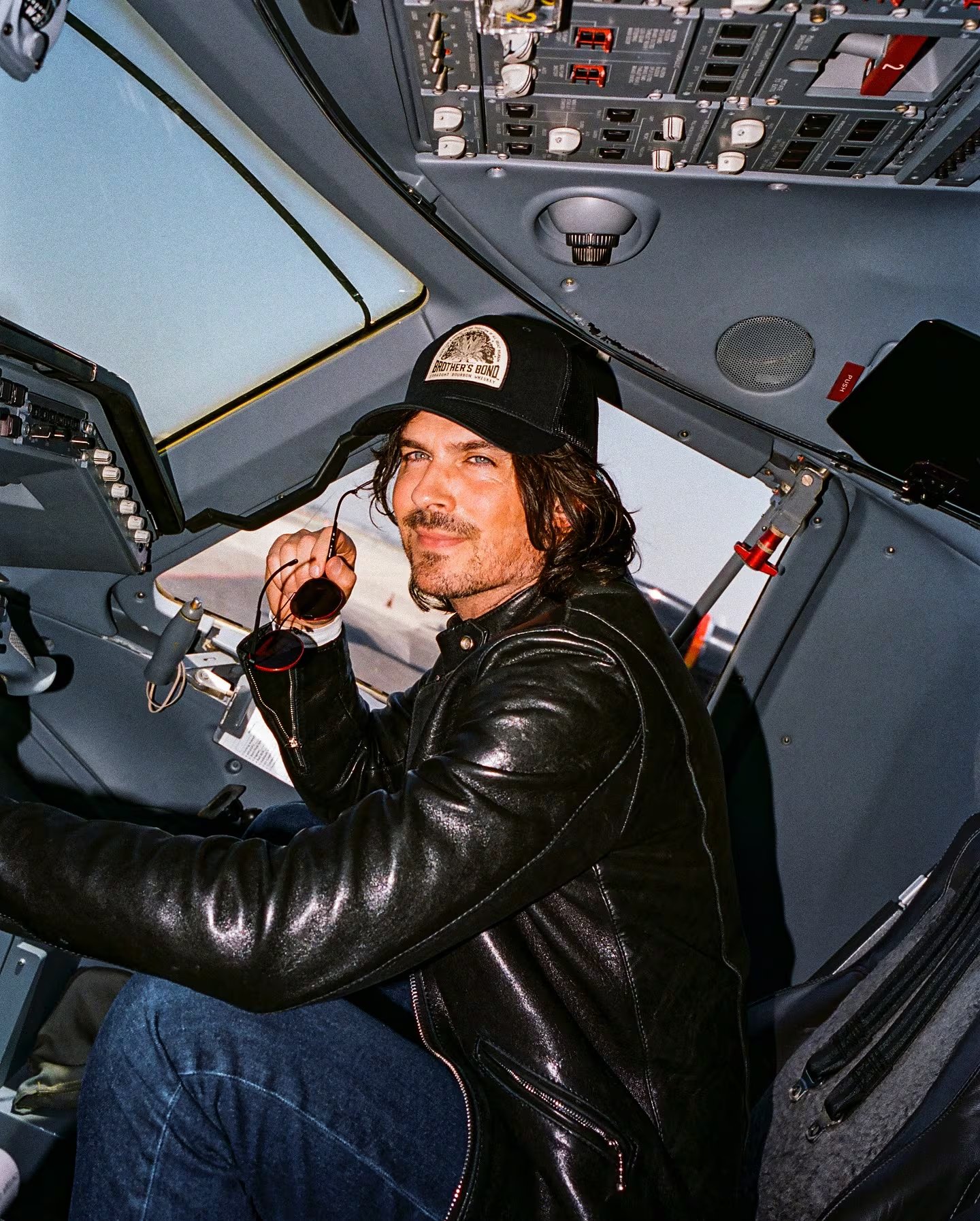 Aprender a pilotear aviones le enseñó a Somerhalder una verdad que desearía haber aplicado antes en los negocios (Instagram/@iansomerhalder)