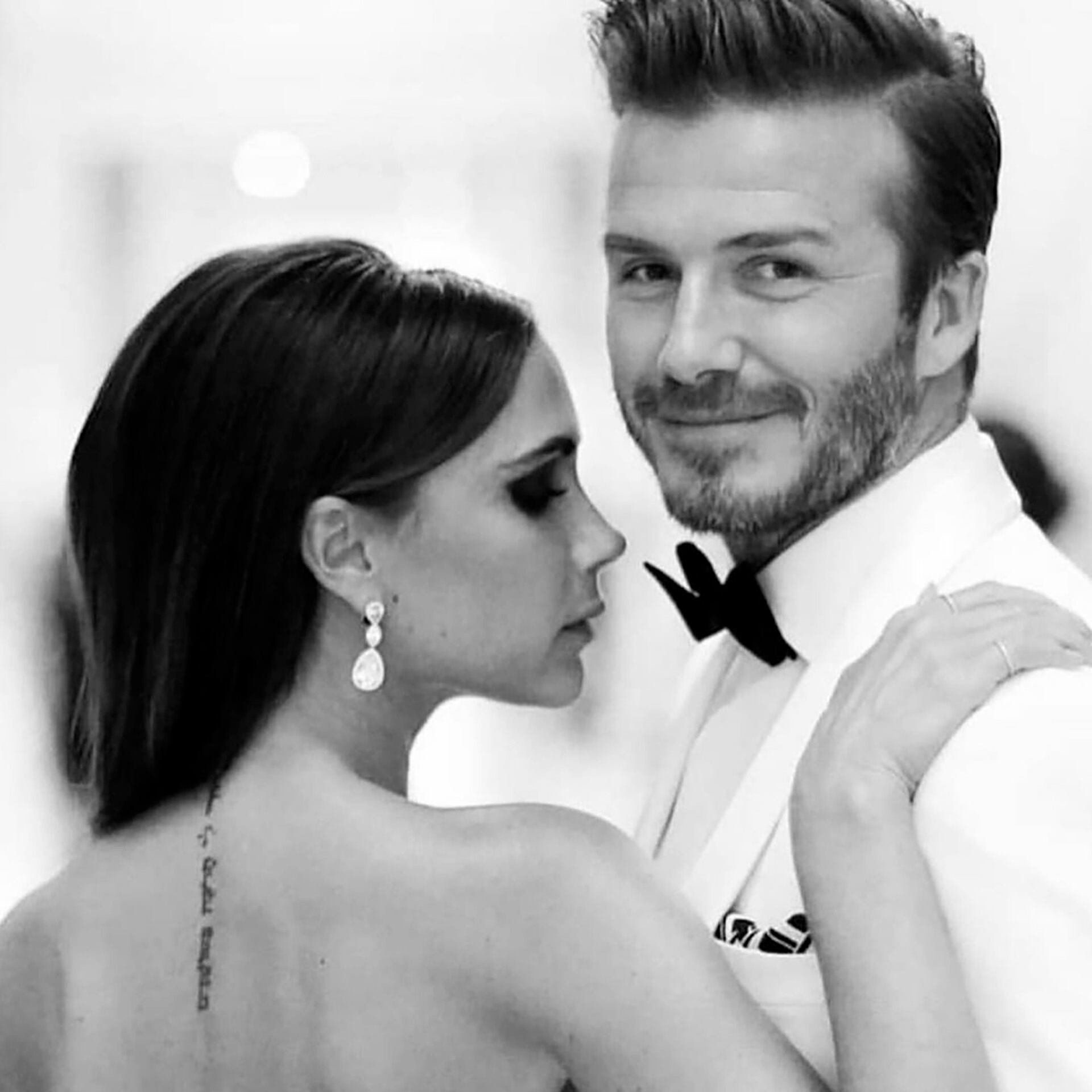 David Beckham y Victoria Beckham compartieron una inscripción en hebreo que simboliza su amor