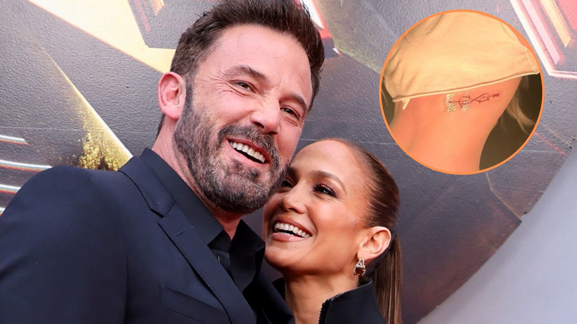 Jennifer Lopez y Ben Affleck celebraron su relación con tatuajes de infinito y flechas entrelazadas. (Imagen Ilustrativa Infobae)
