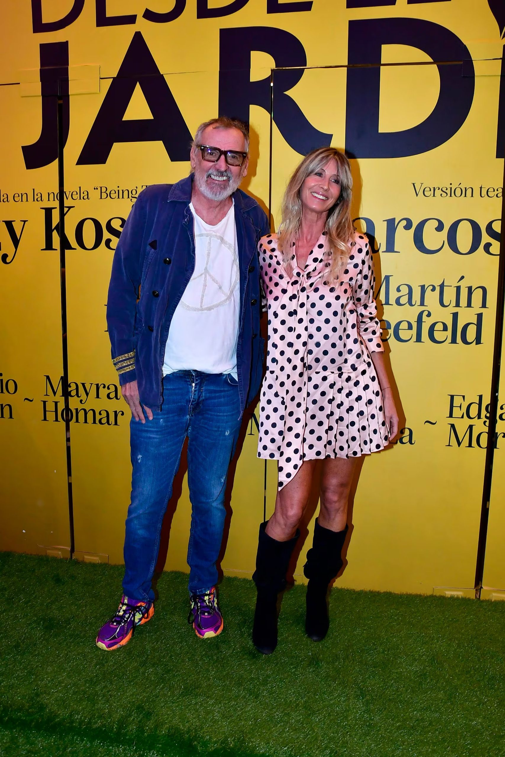 Benito Fernández y Soledad Solaro presentes en el estreno 