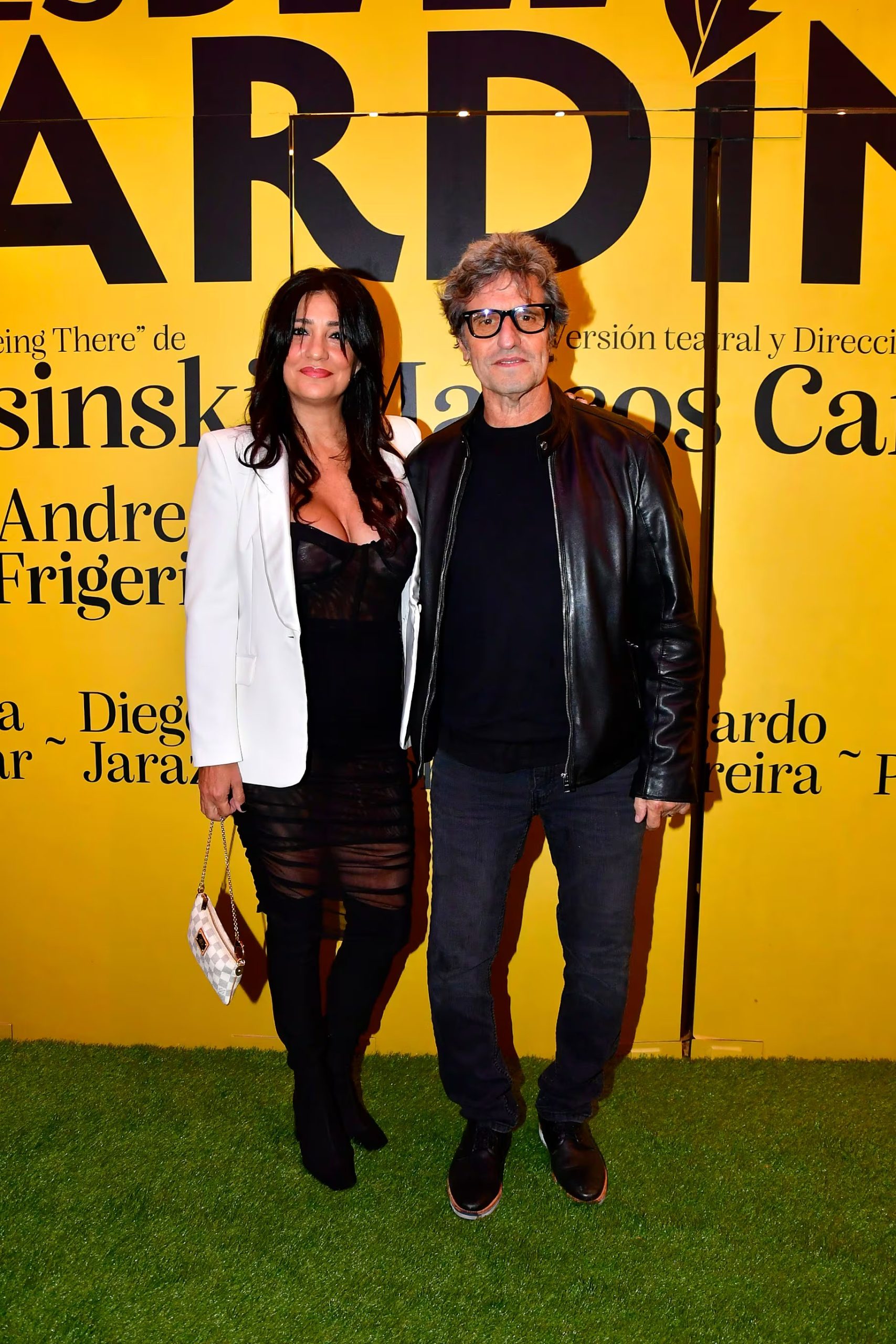 Diego Peretti y su pareja asistieron al estreno de la obra de teatro Desde el jardín