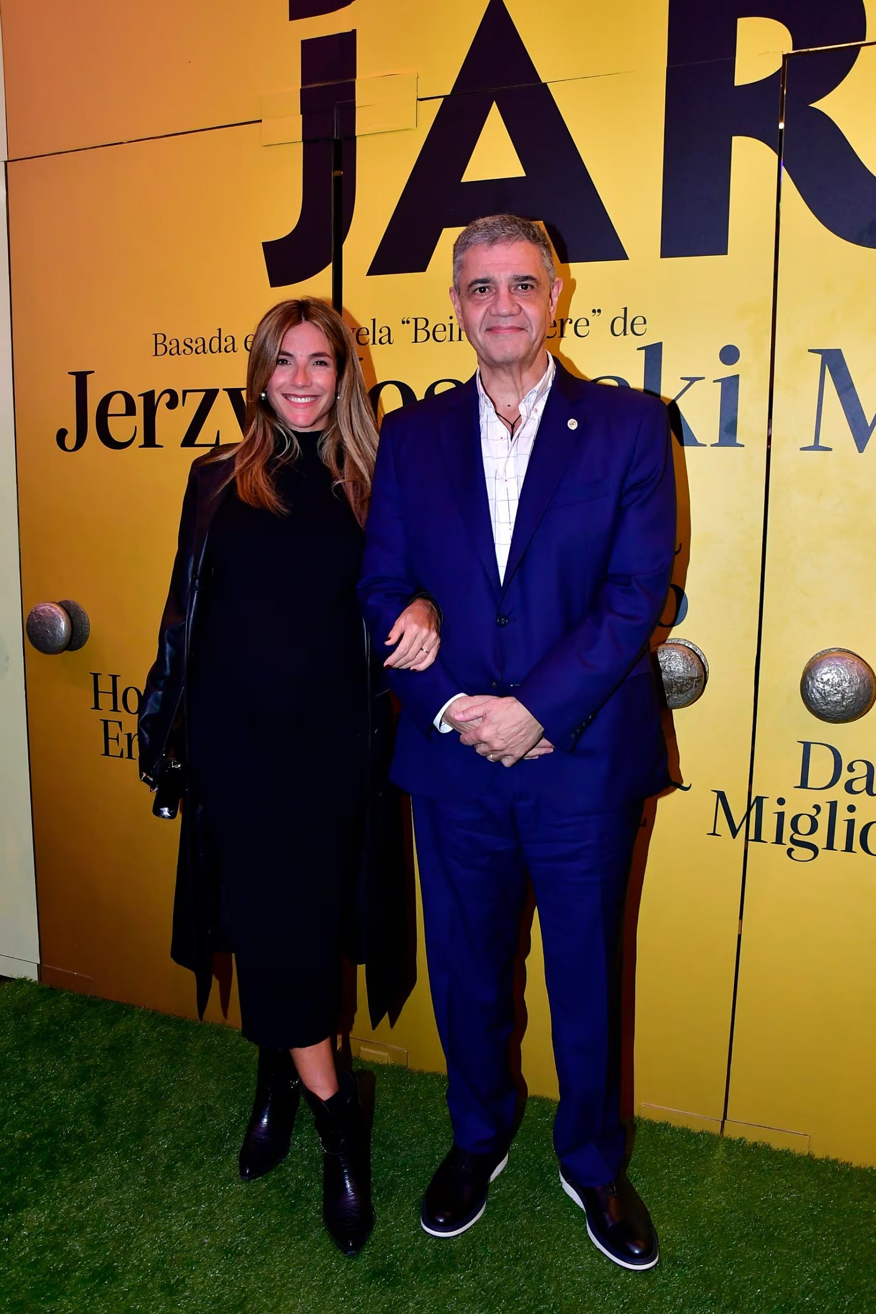 El jefe de gobierno porteño Jorge Macri y su esposa, la periodista María Belén Ludueña 