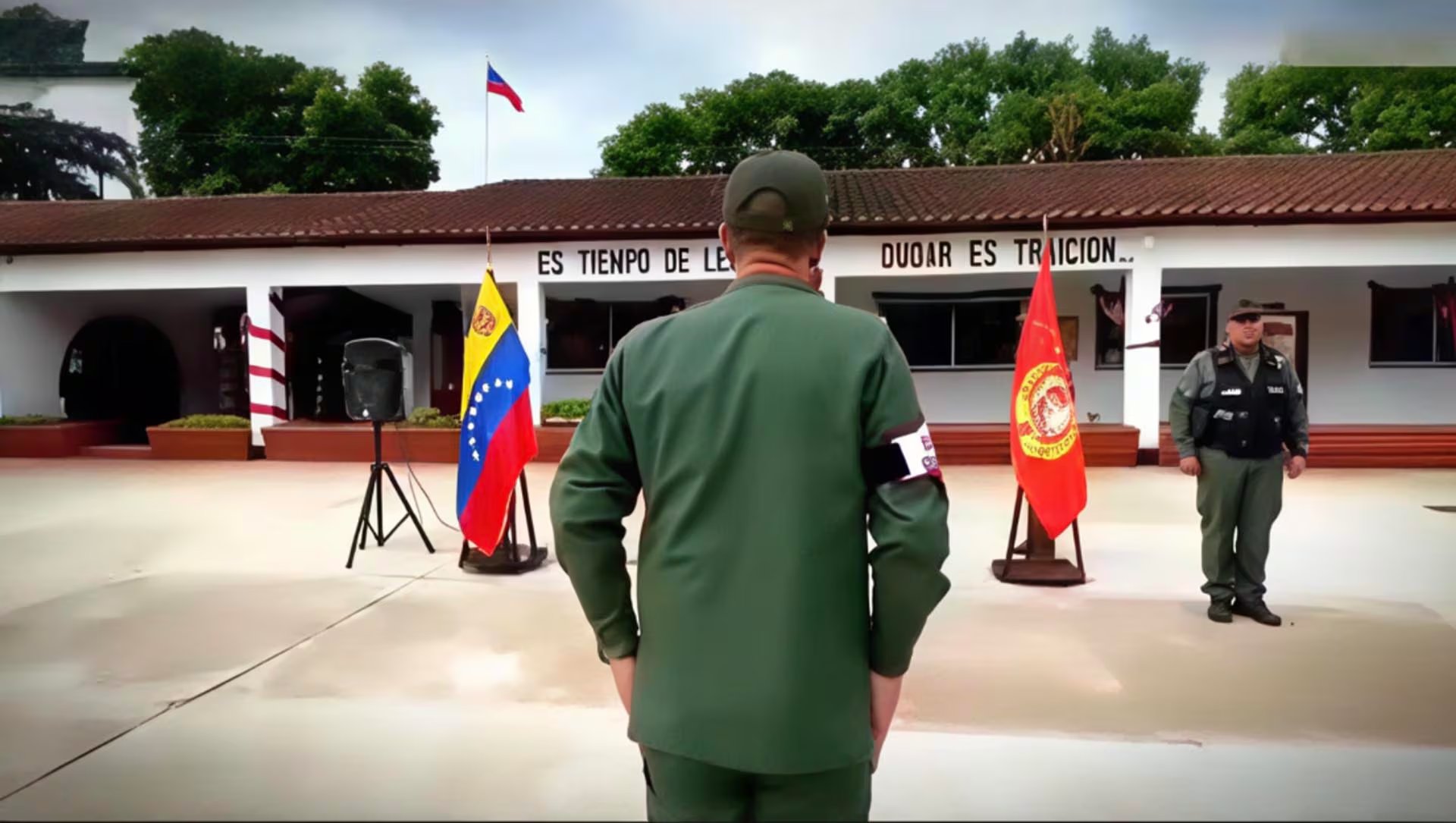 De esta instalación militar, Comando de Zona de la GNB en Amazonas, se llevaron detenidos a los oficiales imputados por supuestamente permitir que una aeronave br