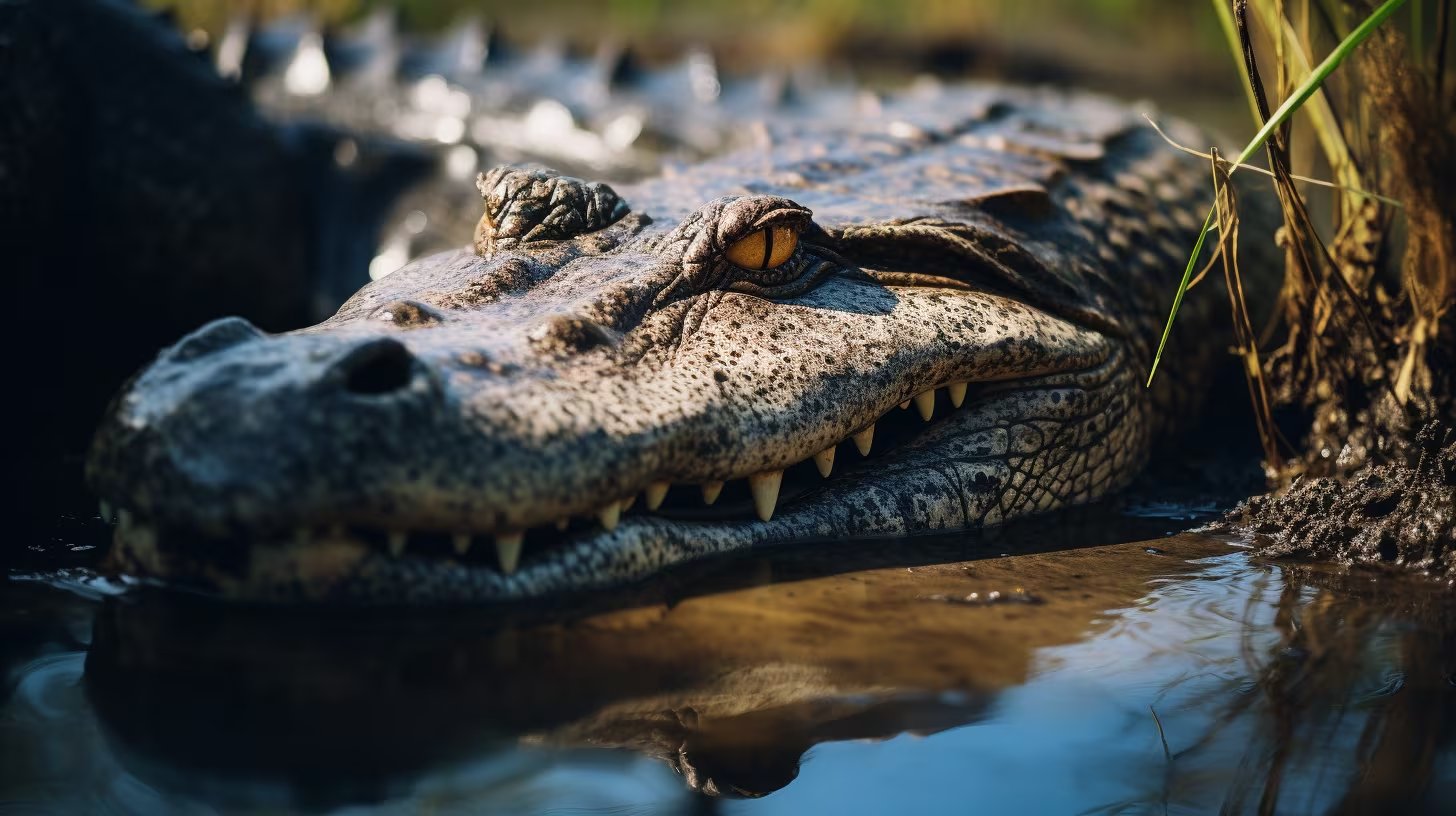 A diferencia de especies actuales, no habitaban principalmente ambientes acuáticos ni acechaban en ríos (Imagen ilustrativa Infobae)