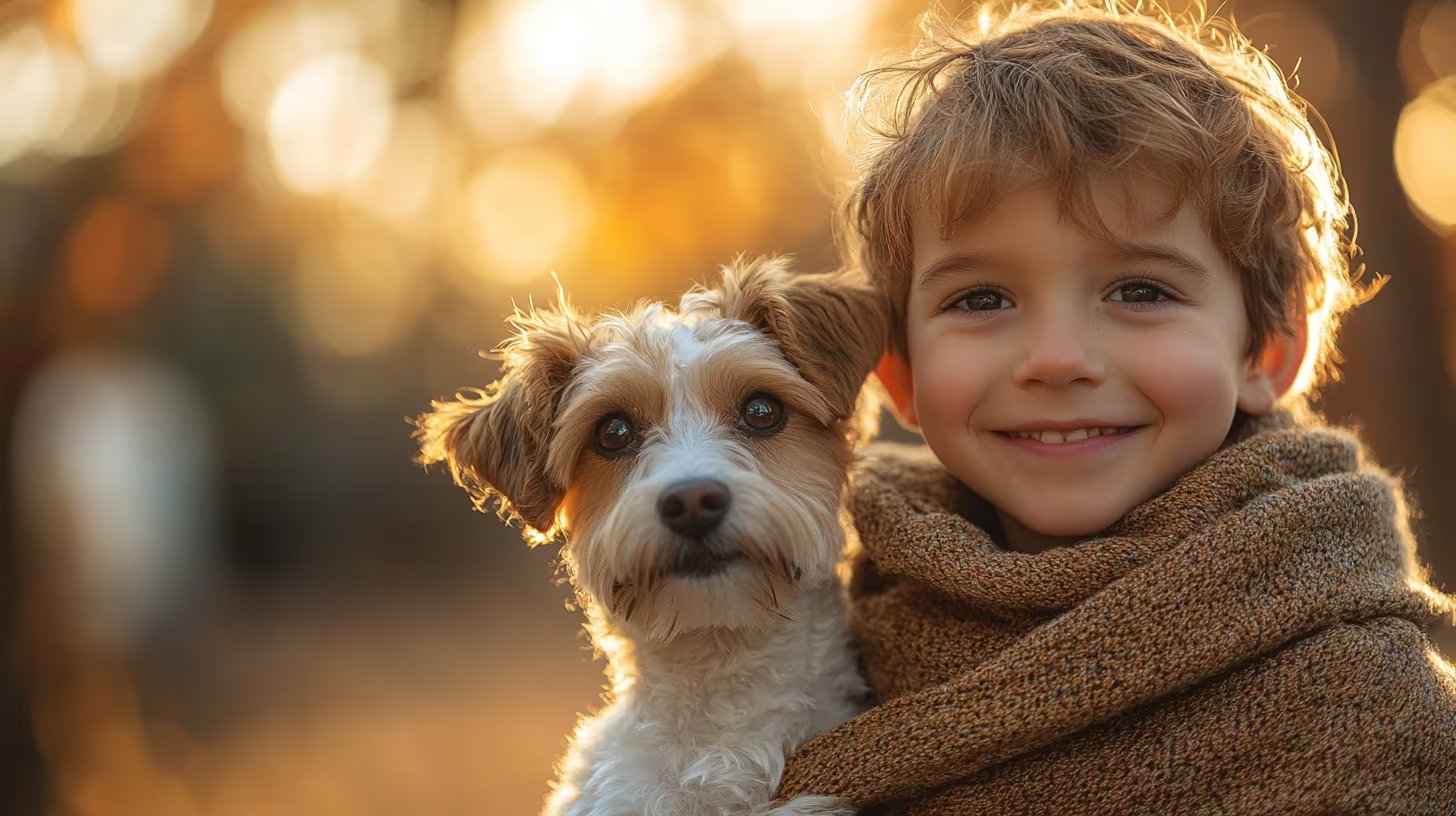 Los niños que crecen junto a animales desarrollan responsabilidad, empatía y compasión (Imagen Ilustrativa Infobae)