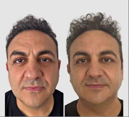 El retoque estético de Diego Topa que se viralizó en redes sociales (Instagram)