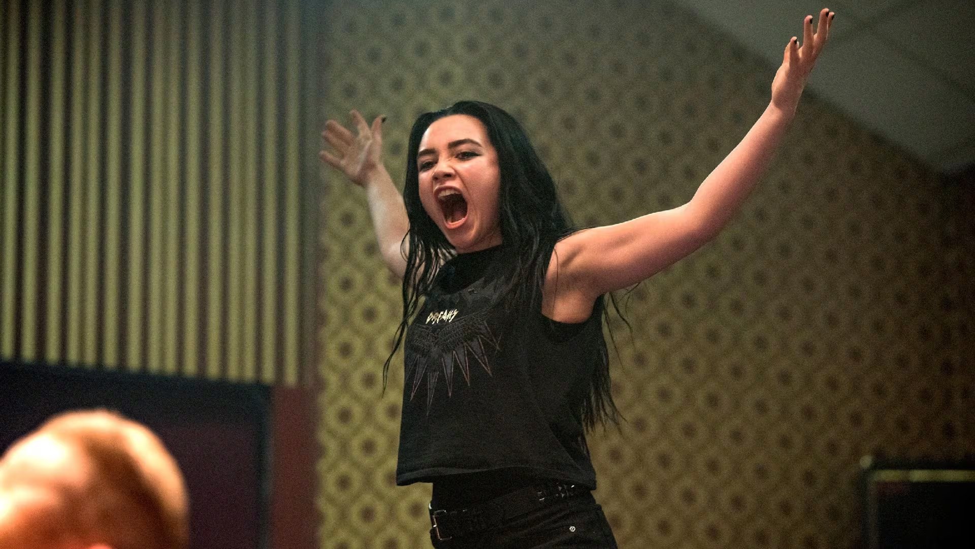 Florence Pugh en una escena de 'Peleando con mi familia'